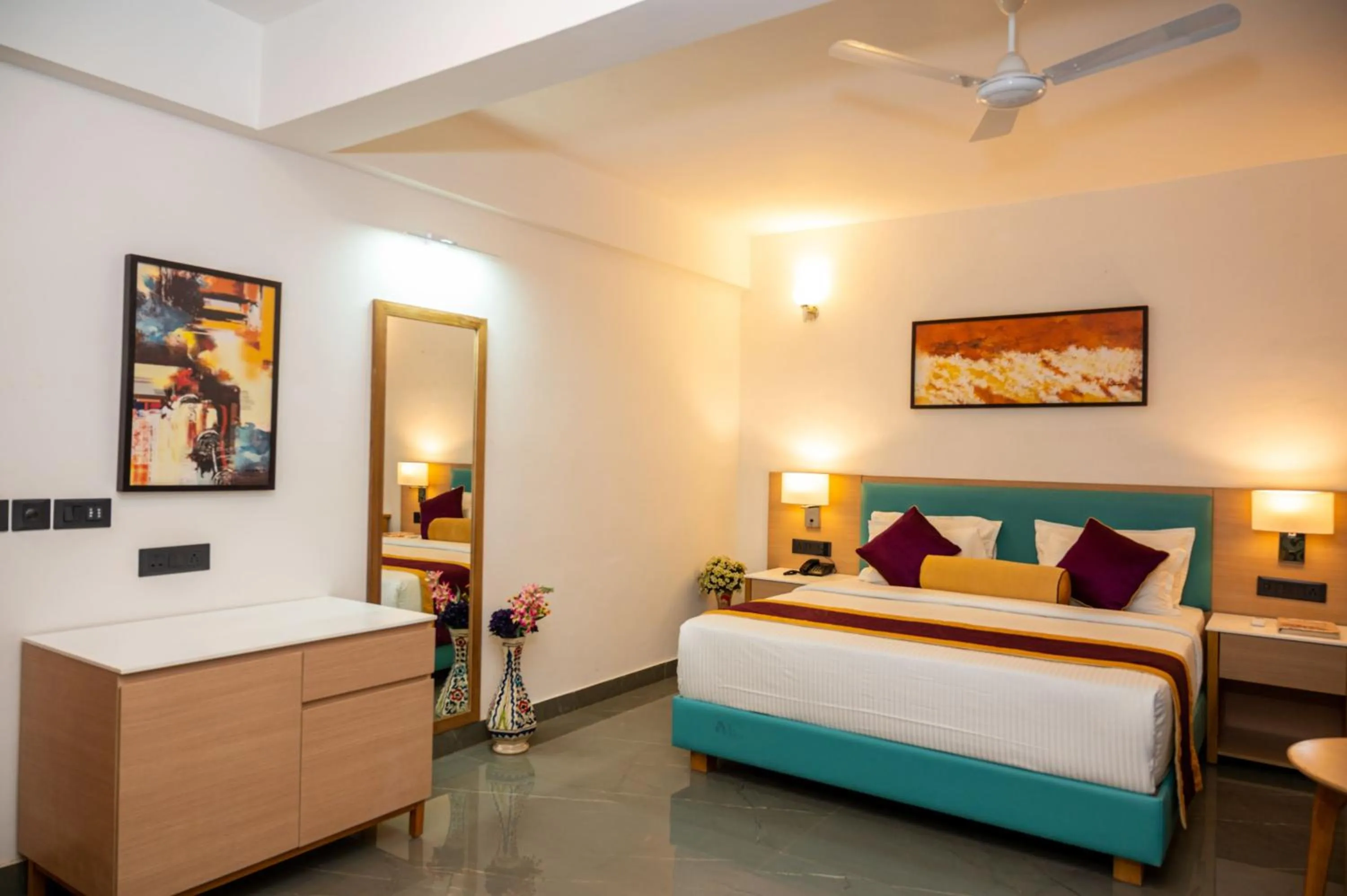 Bed in Hotel Meraden Opus , Anjuna Beach Goa