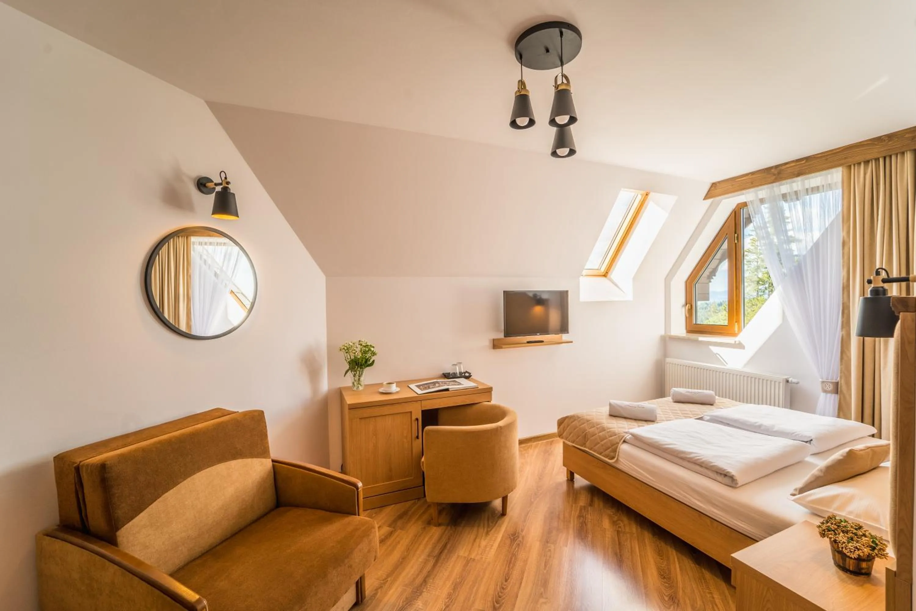 Photo of the whole room, Bed in Miodowy Dworek