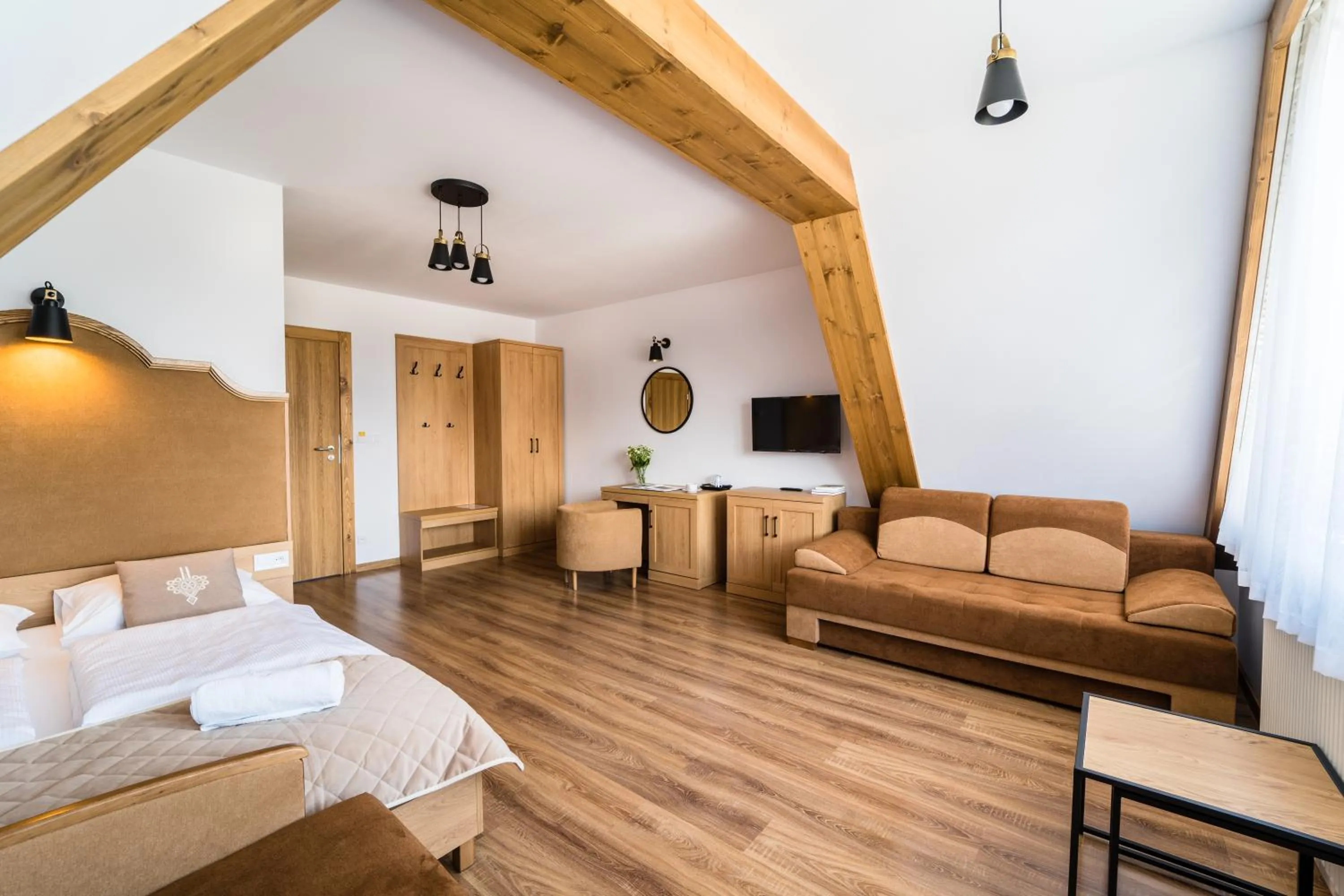 Photo of the whole room, Bed in Miodowy Dworek