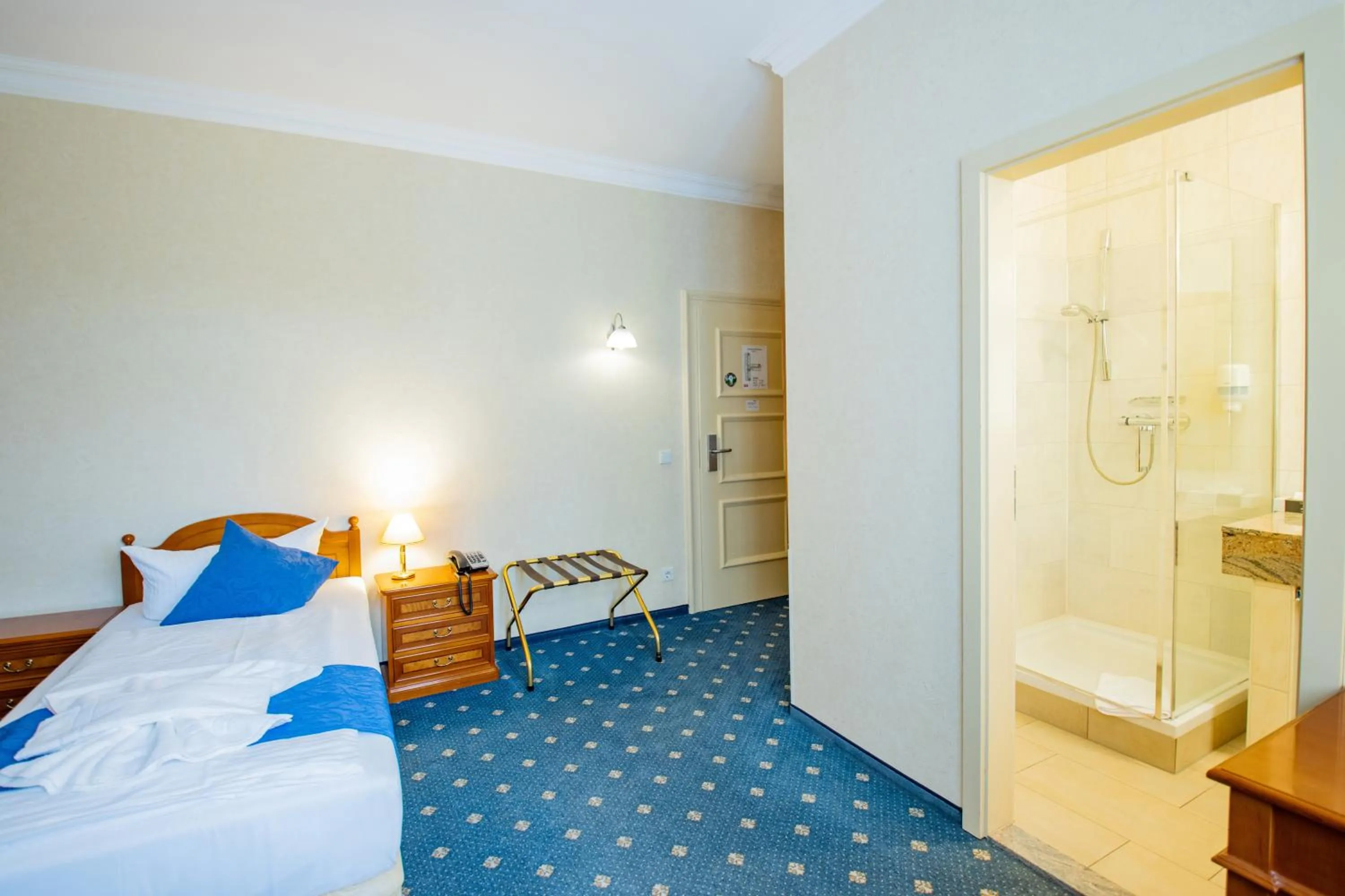 Photo of the whole room, Bed in SeeHotel Großräschen