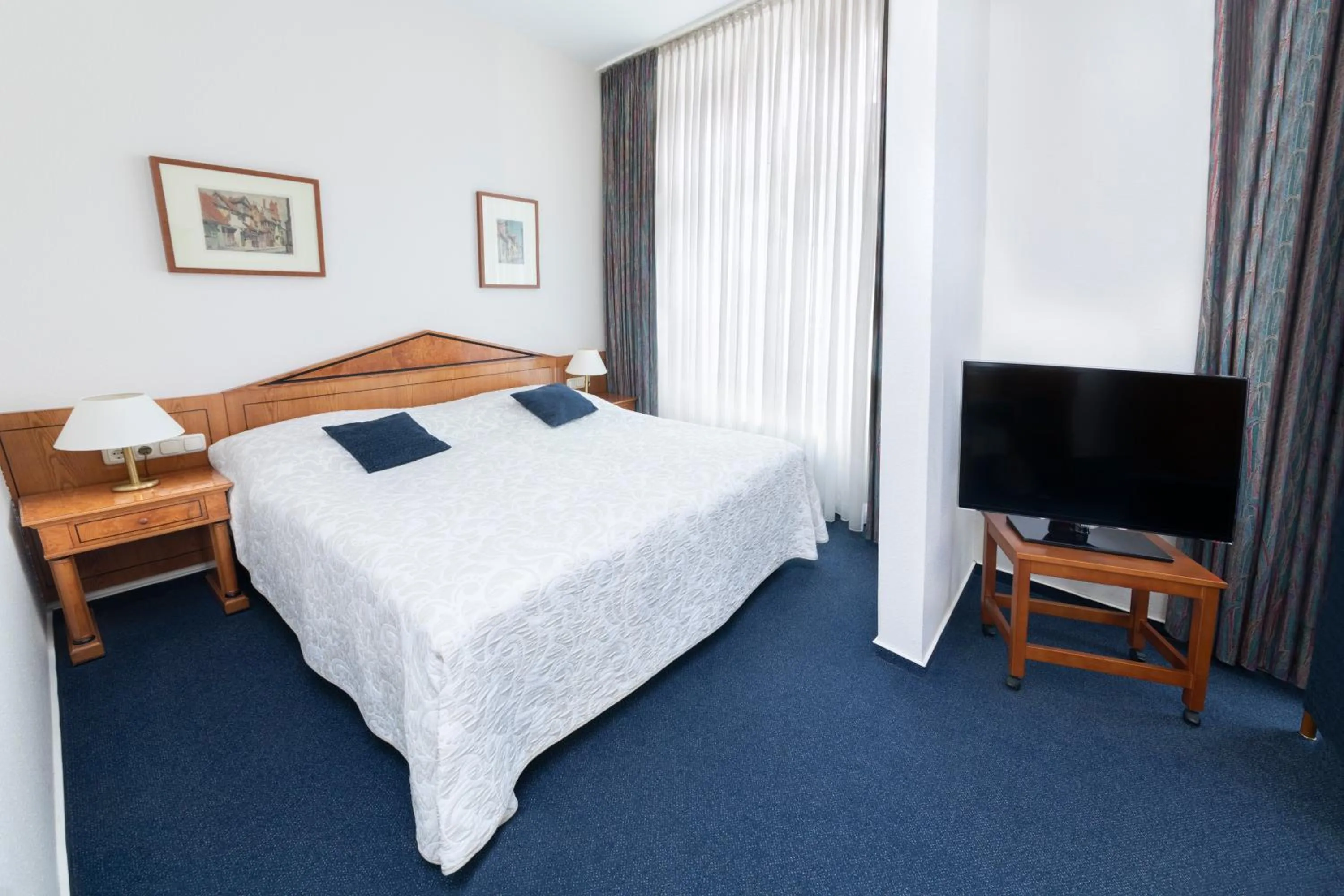 Bed in Hotel Bremer Hof