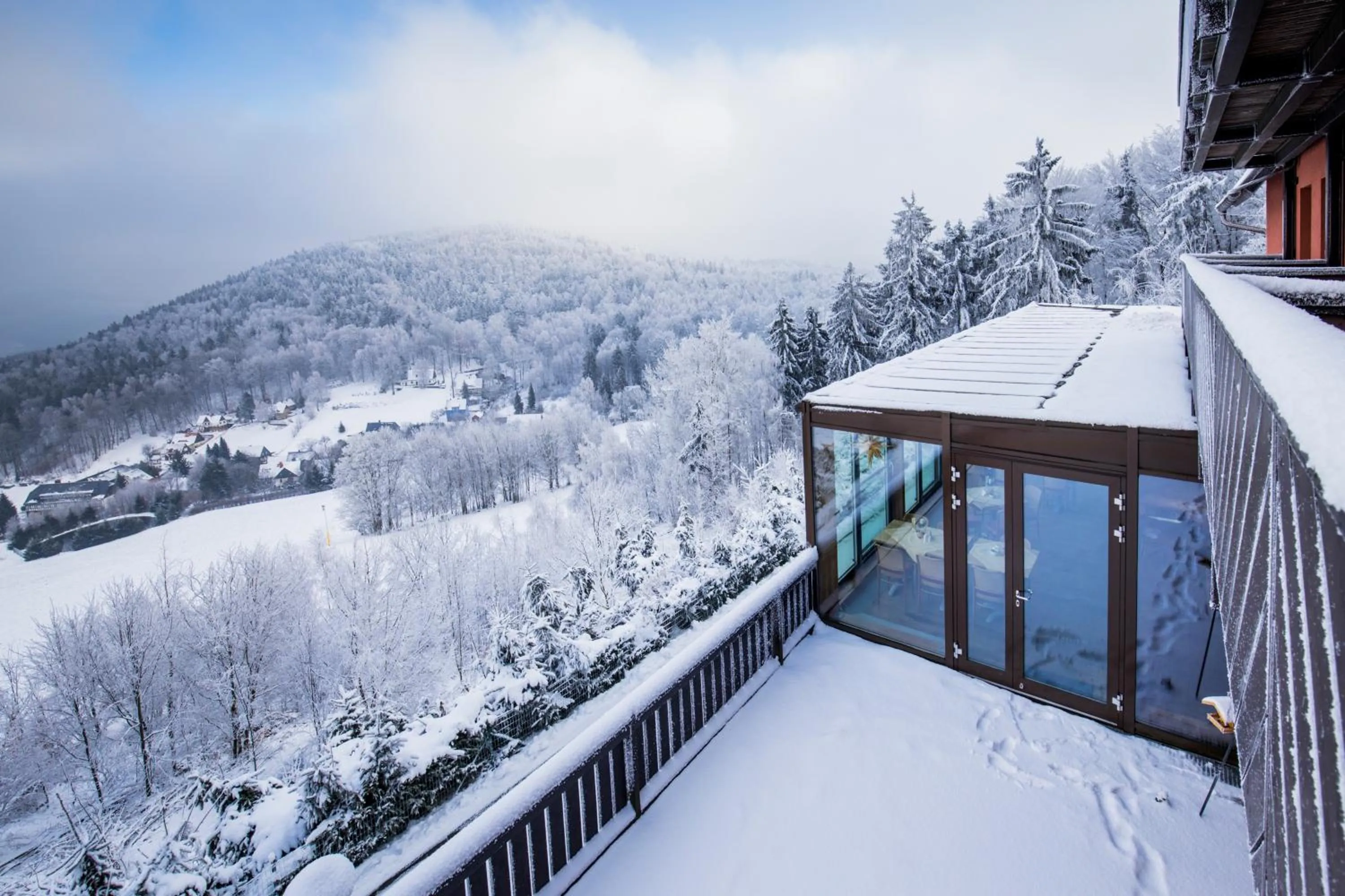 Winter in Hubertusbaude