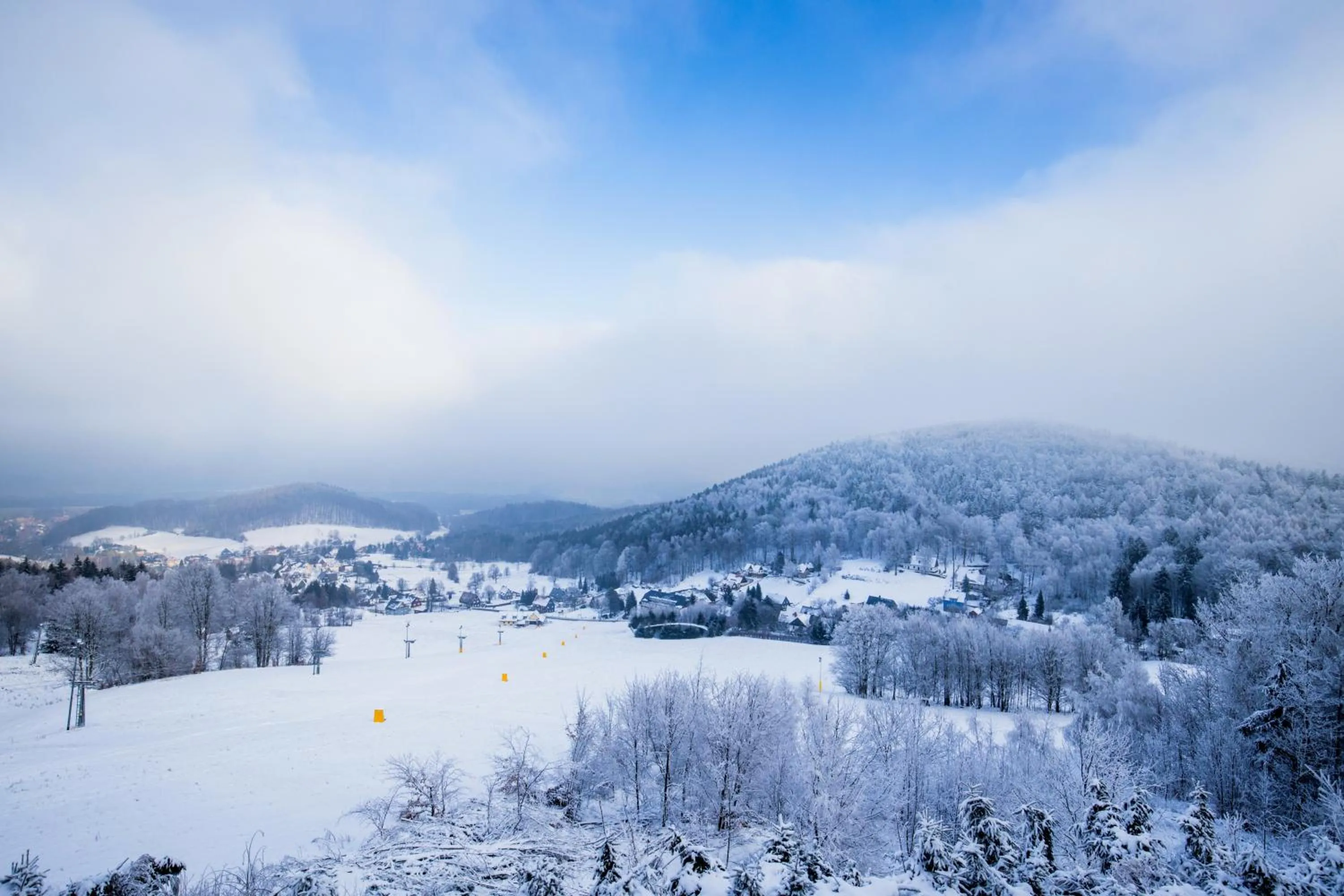Natural landscape in Hubertusbaude