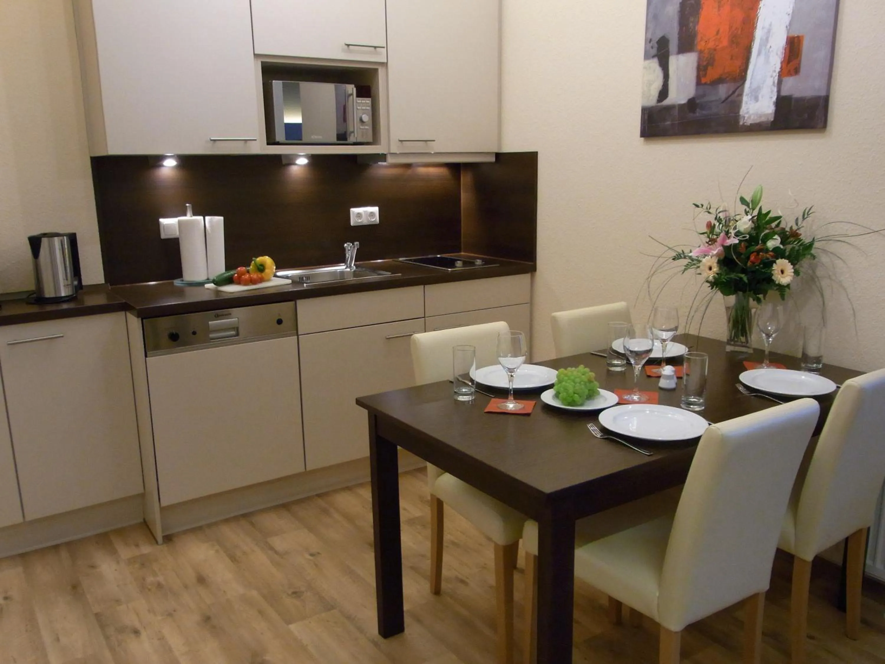 Dining area in Apartmenthotel Quartier M