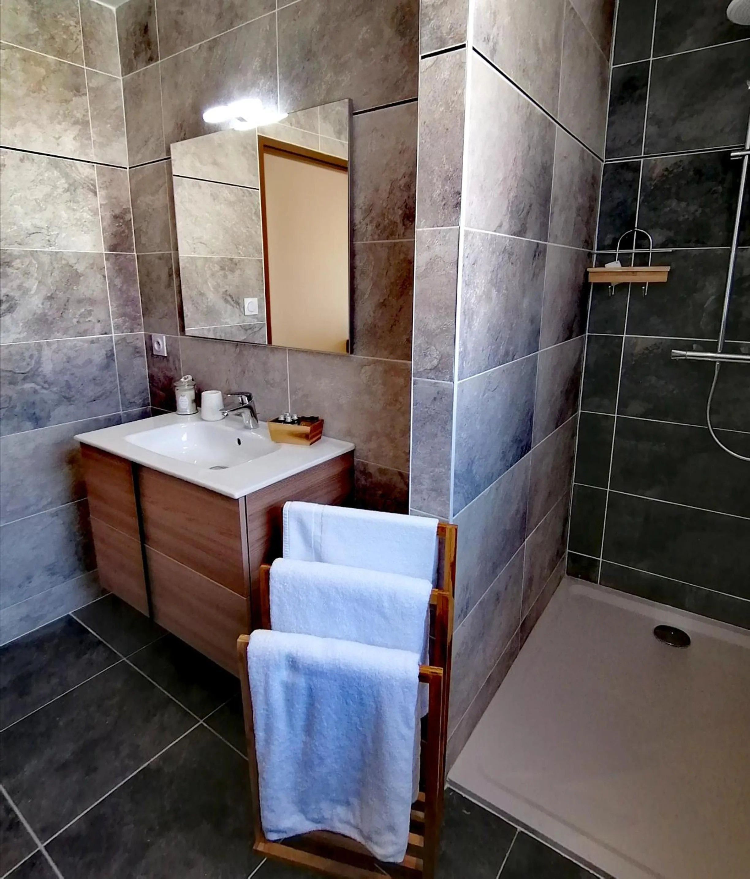 Bathroom in Les chambres de la Cotinière - Bord de Saône - St Jean de Losne