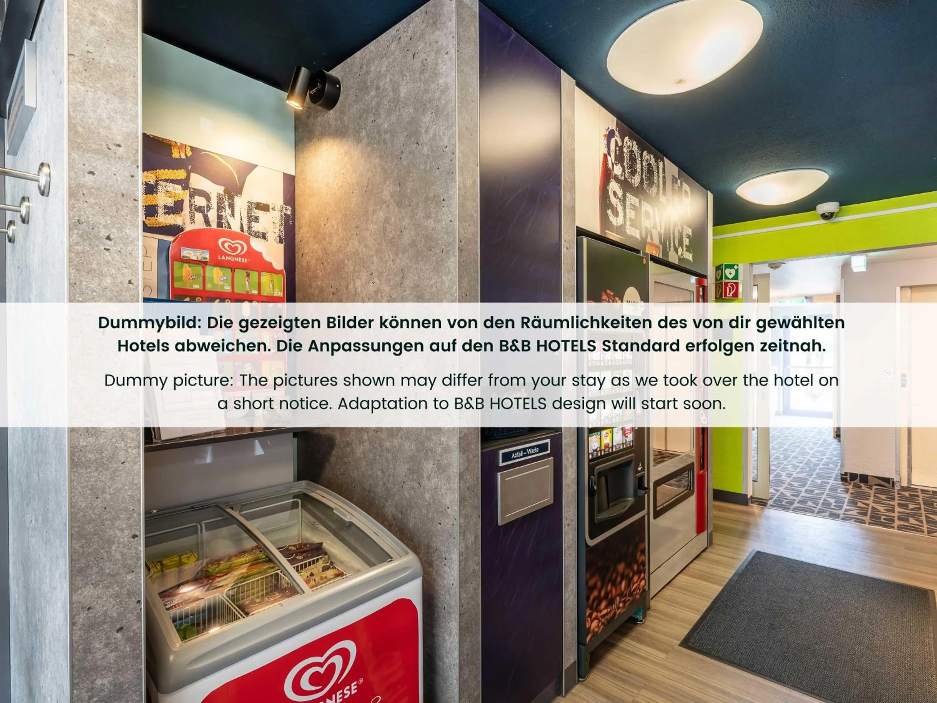 Lobby or reception in ibis budget Leipzig Messe