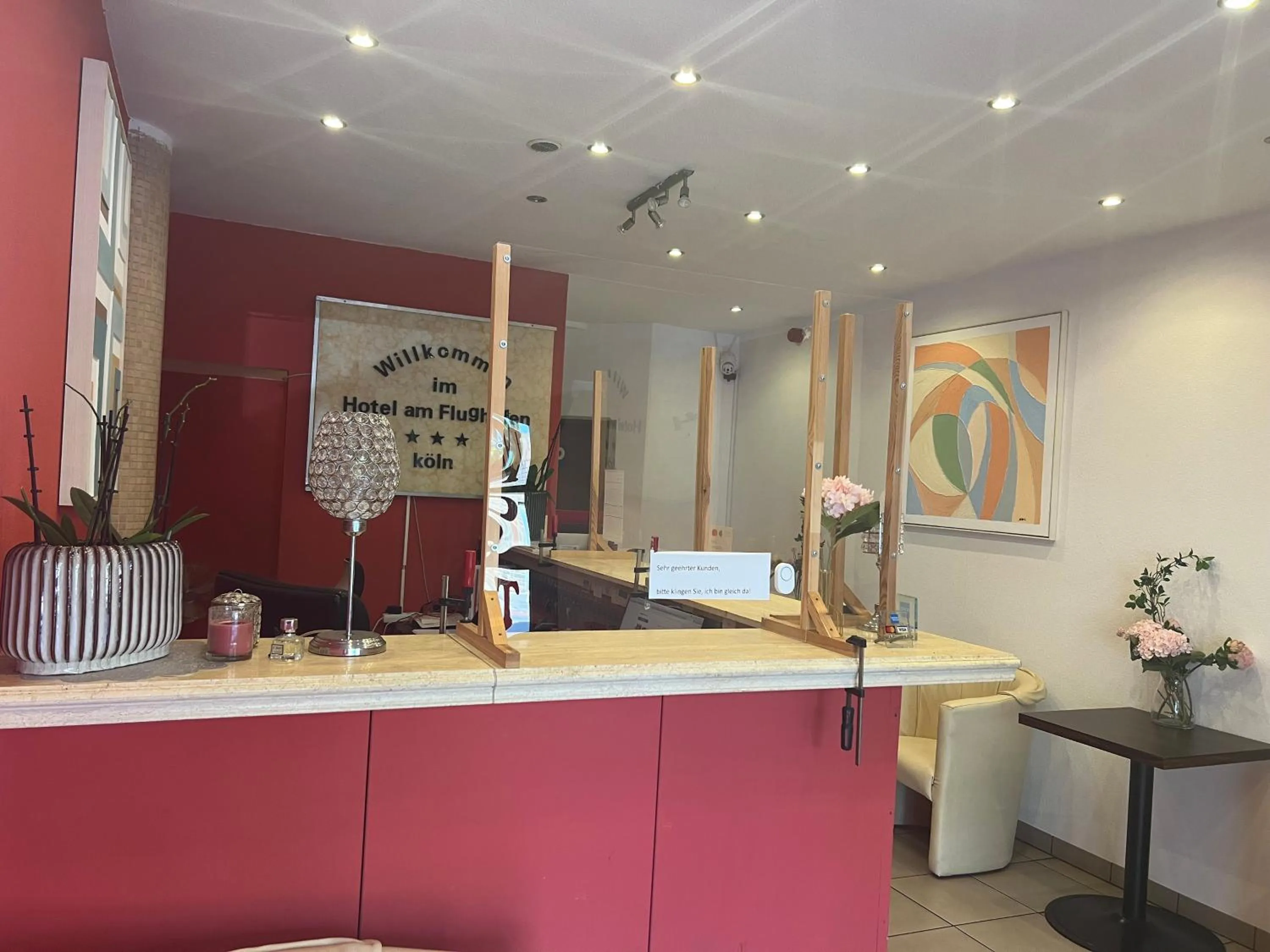 Lobby or reception in Hotel Am Flughafen