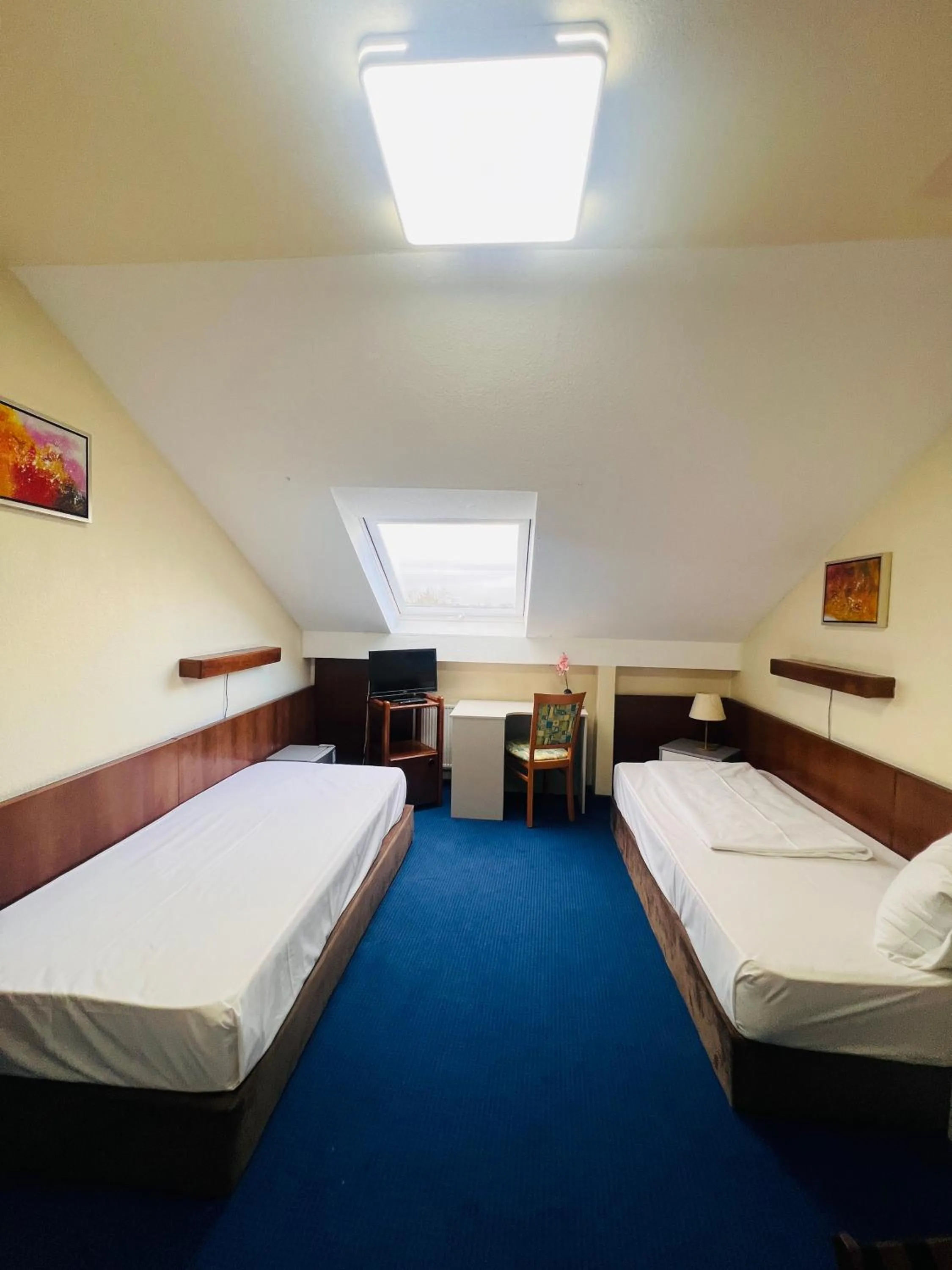 Bed in Hotel Am Flughafen