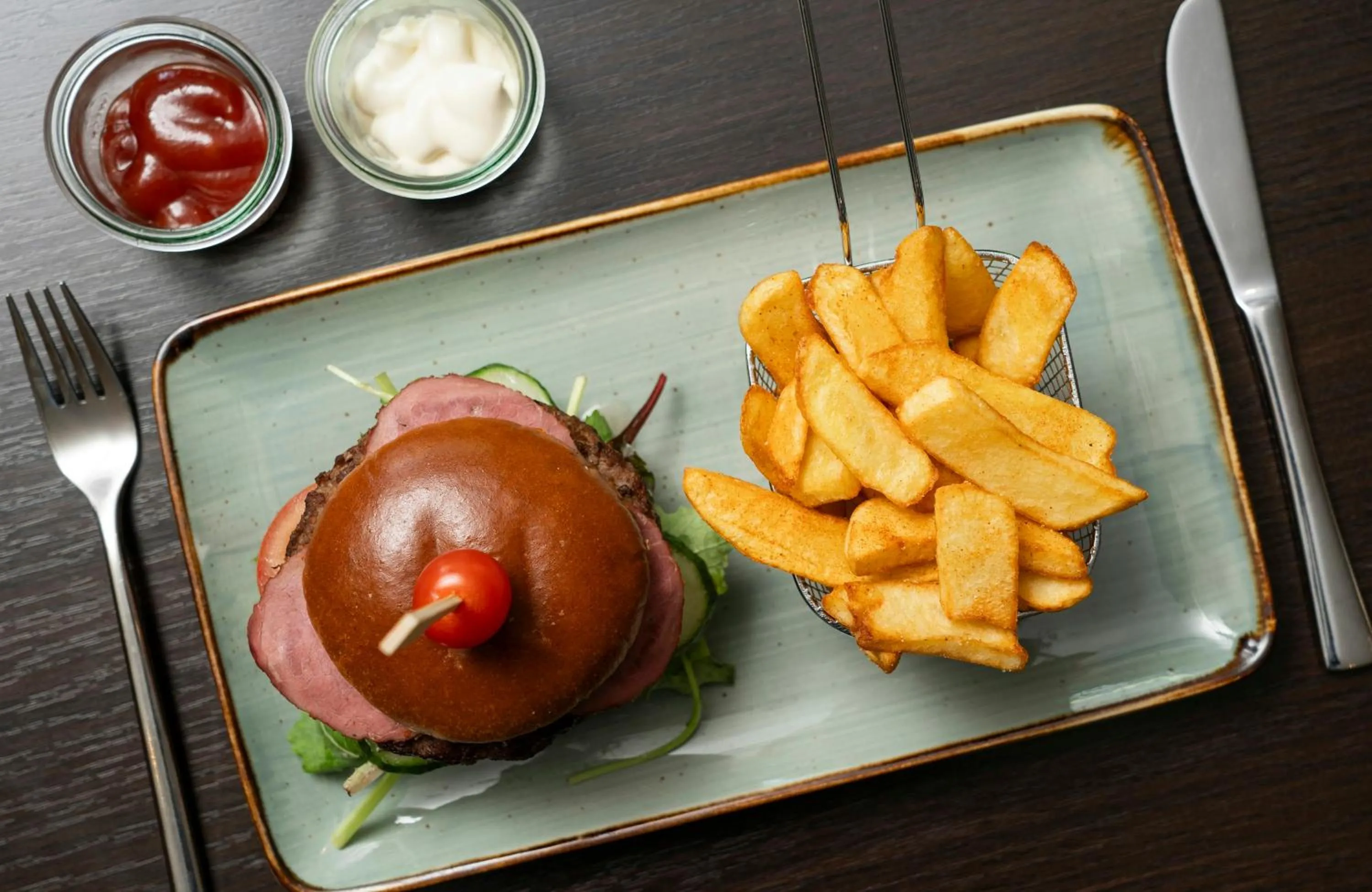 Restaurant/places to eat in Leonardo Hotel Düsseldorf City Center