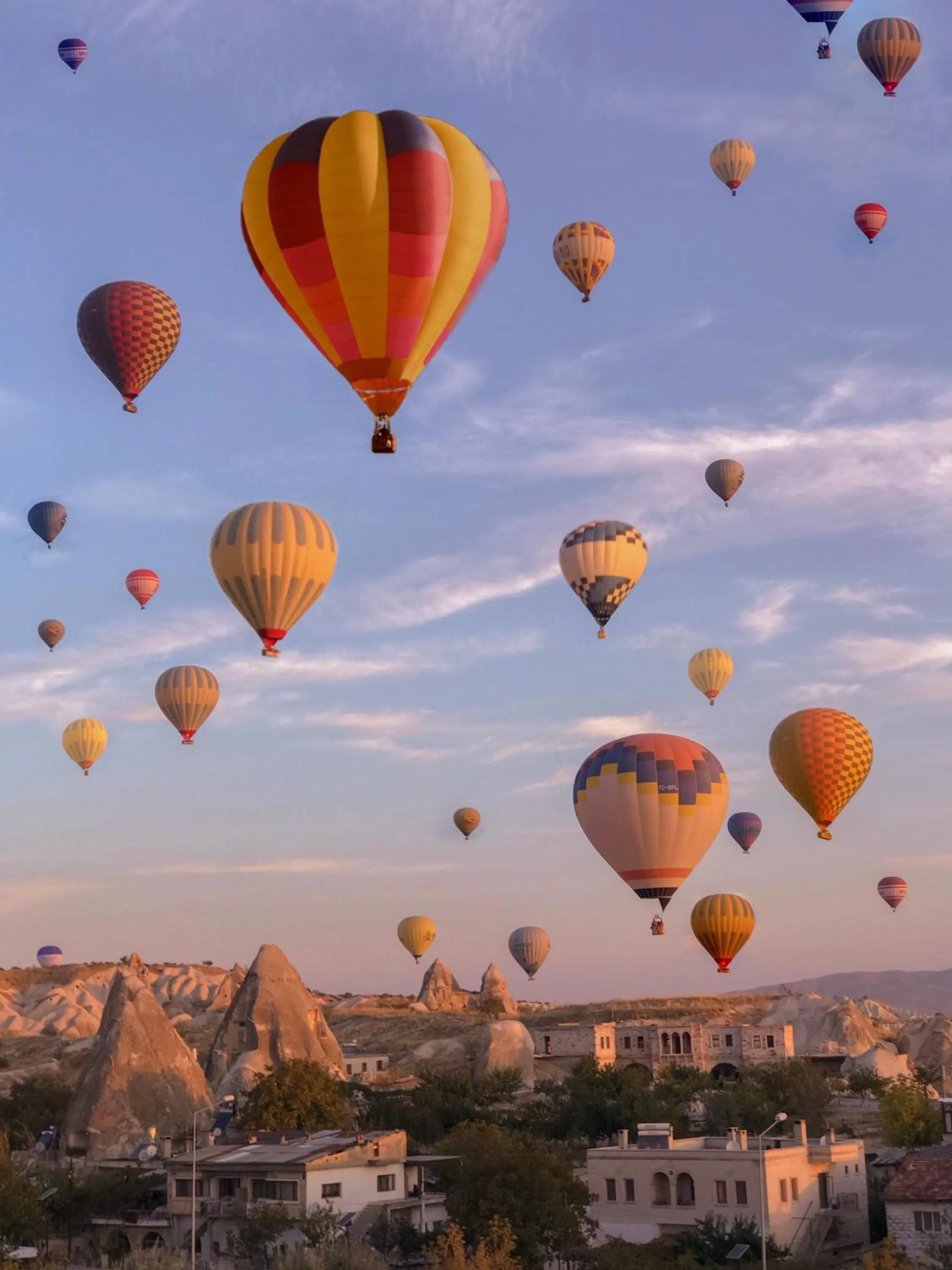 Natural landscape in Wonder of cappadocia