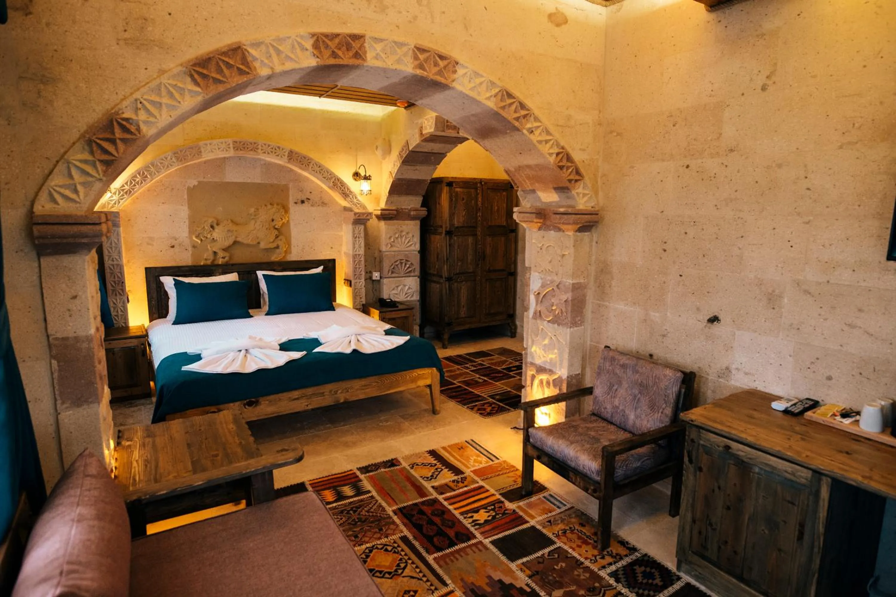 Photo of the whole room, Bed in Wonder of cappadocia