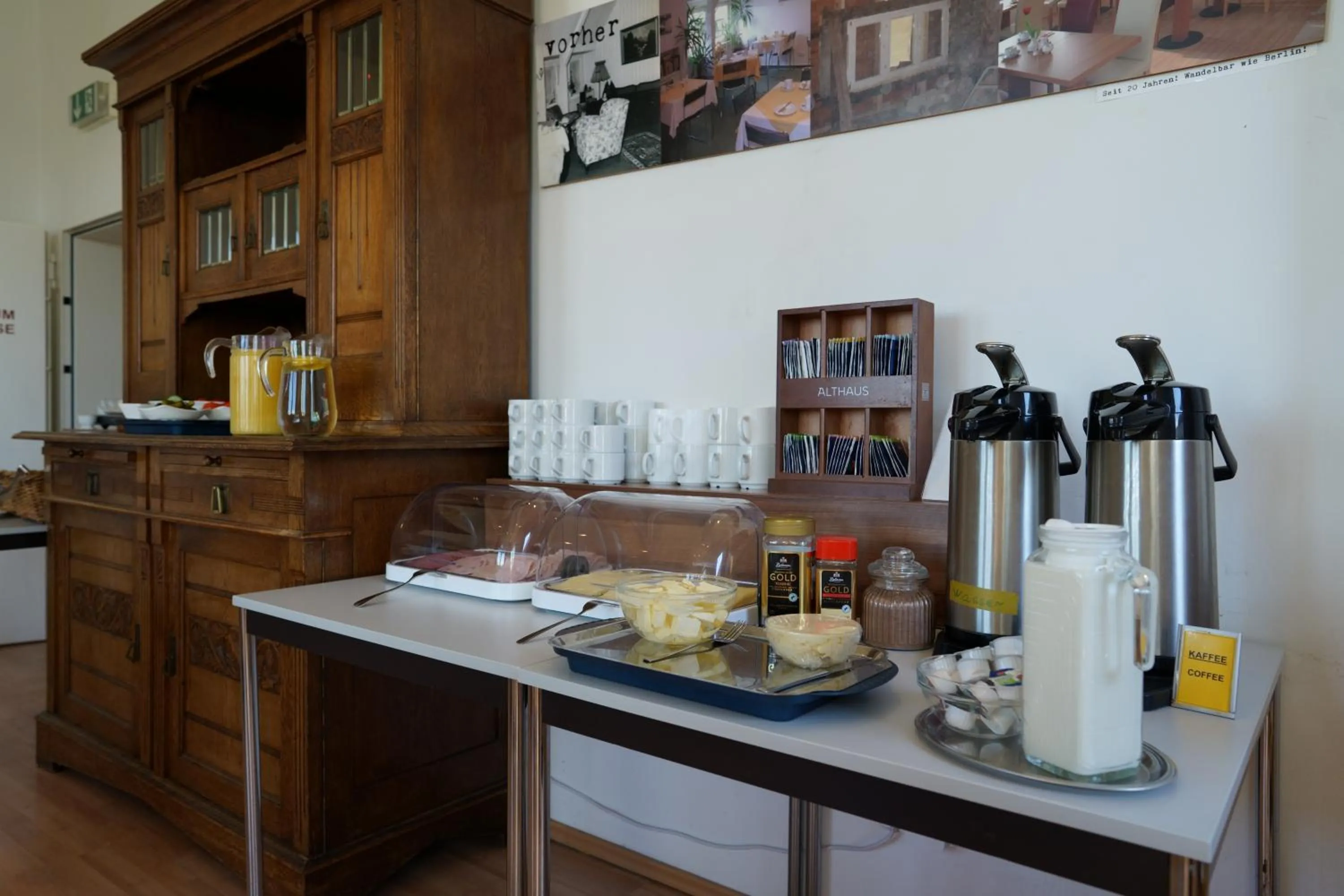 Buffet breakfast in Hotel Ambert