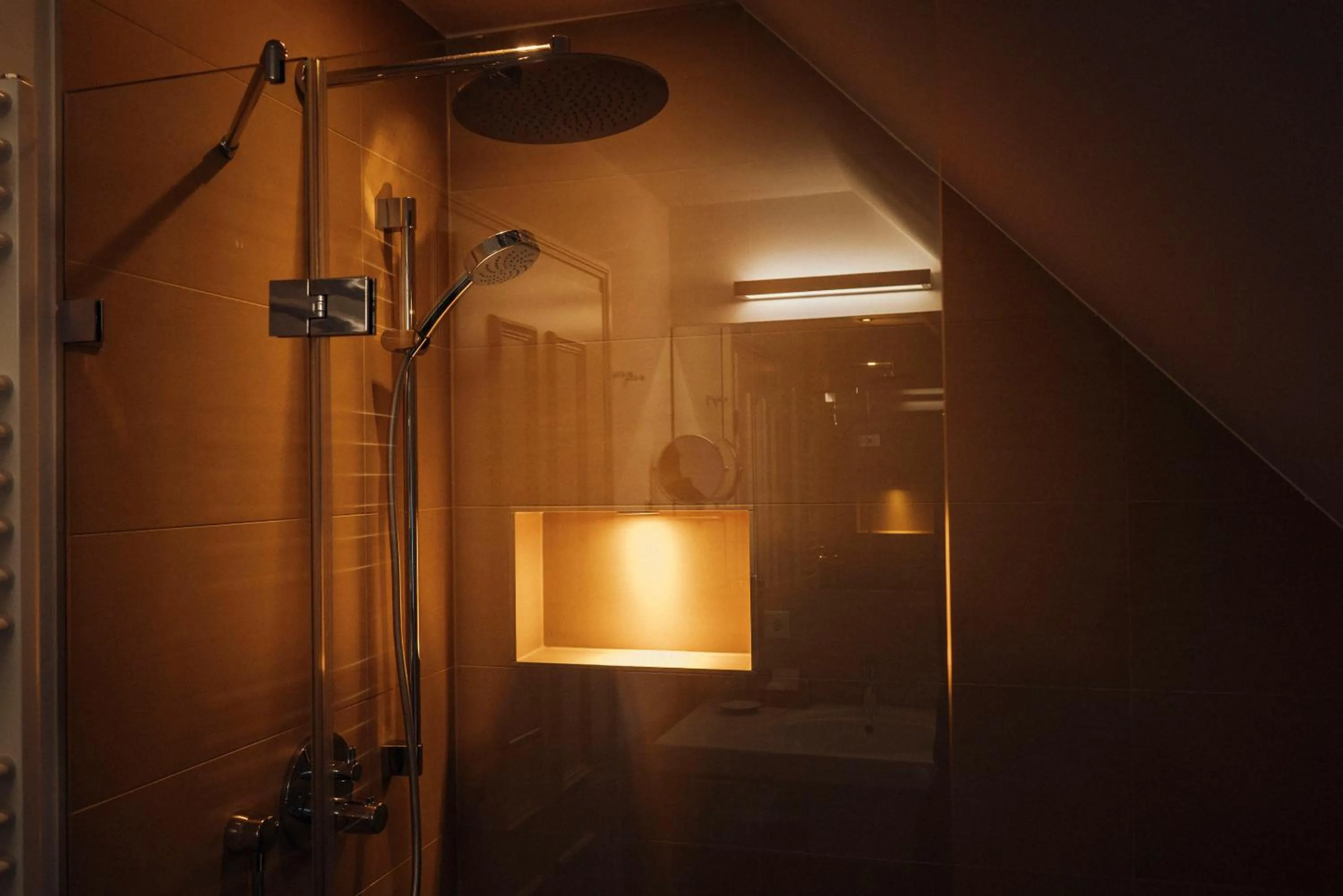 Shower in Hotelanlage Starick