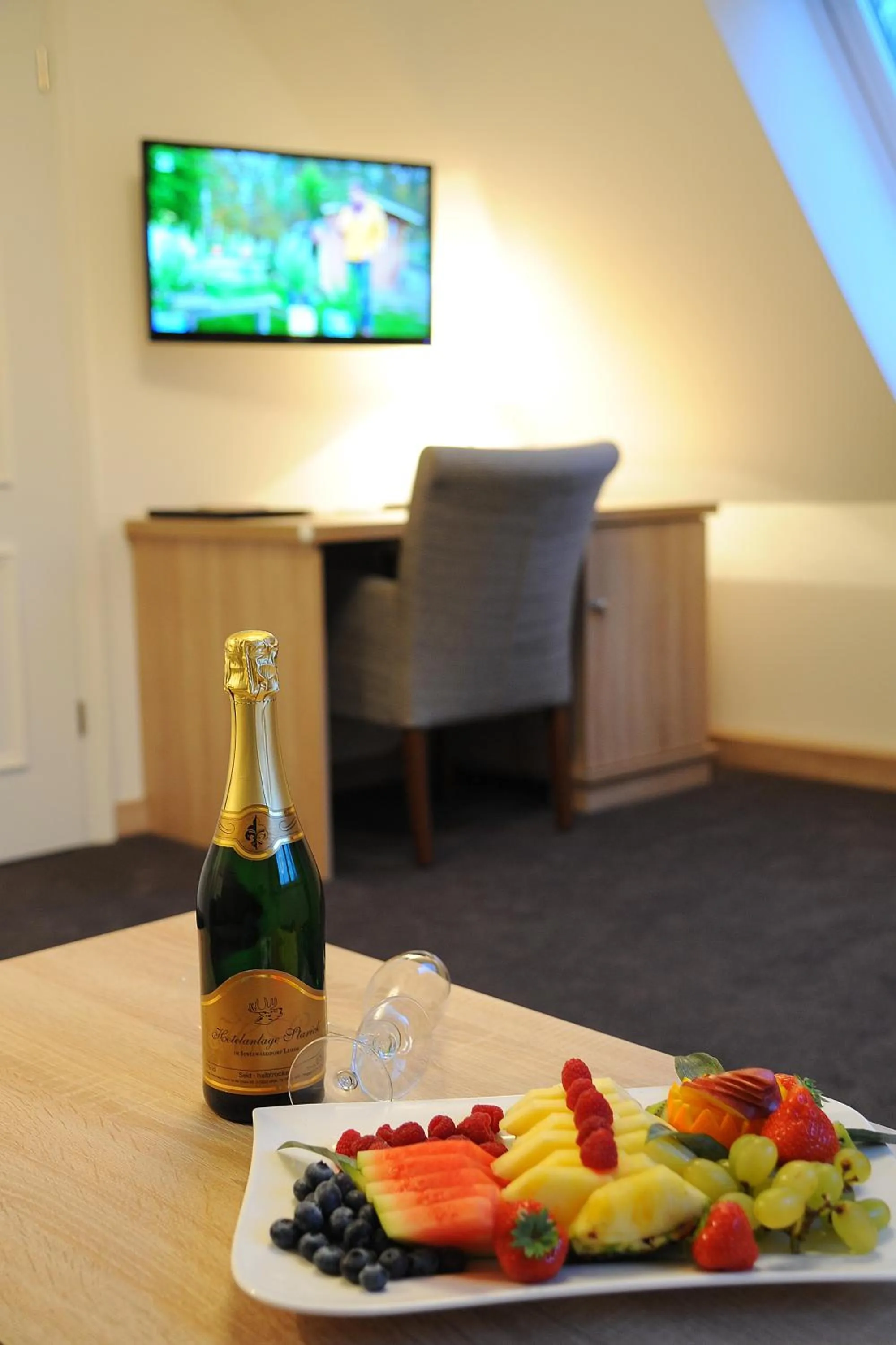 Seating area in Hotelanlage Starick