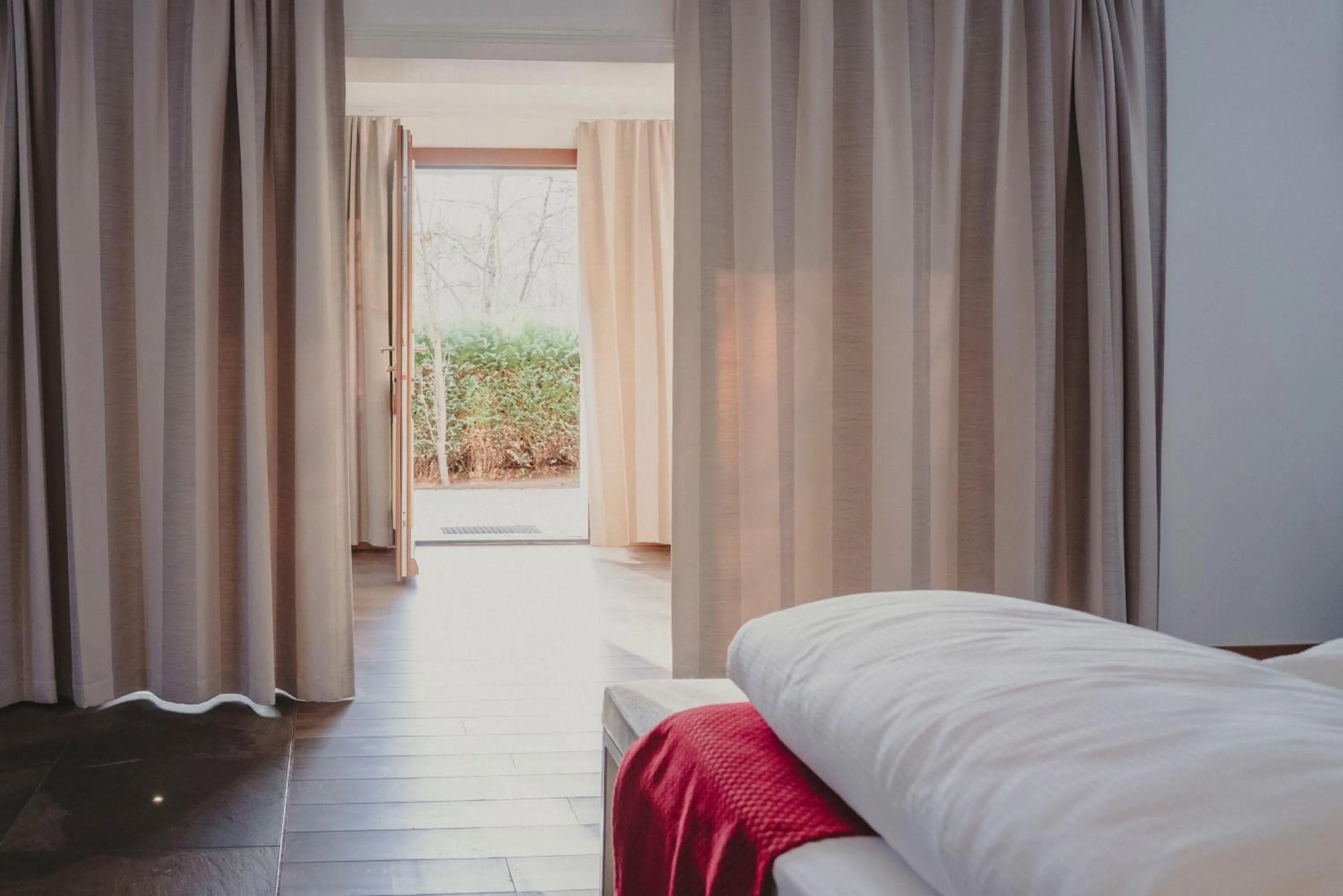 Bed in Hotelanlage Starick