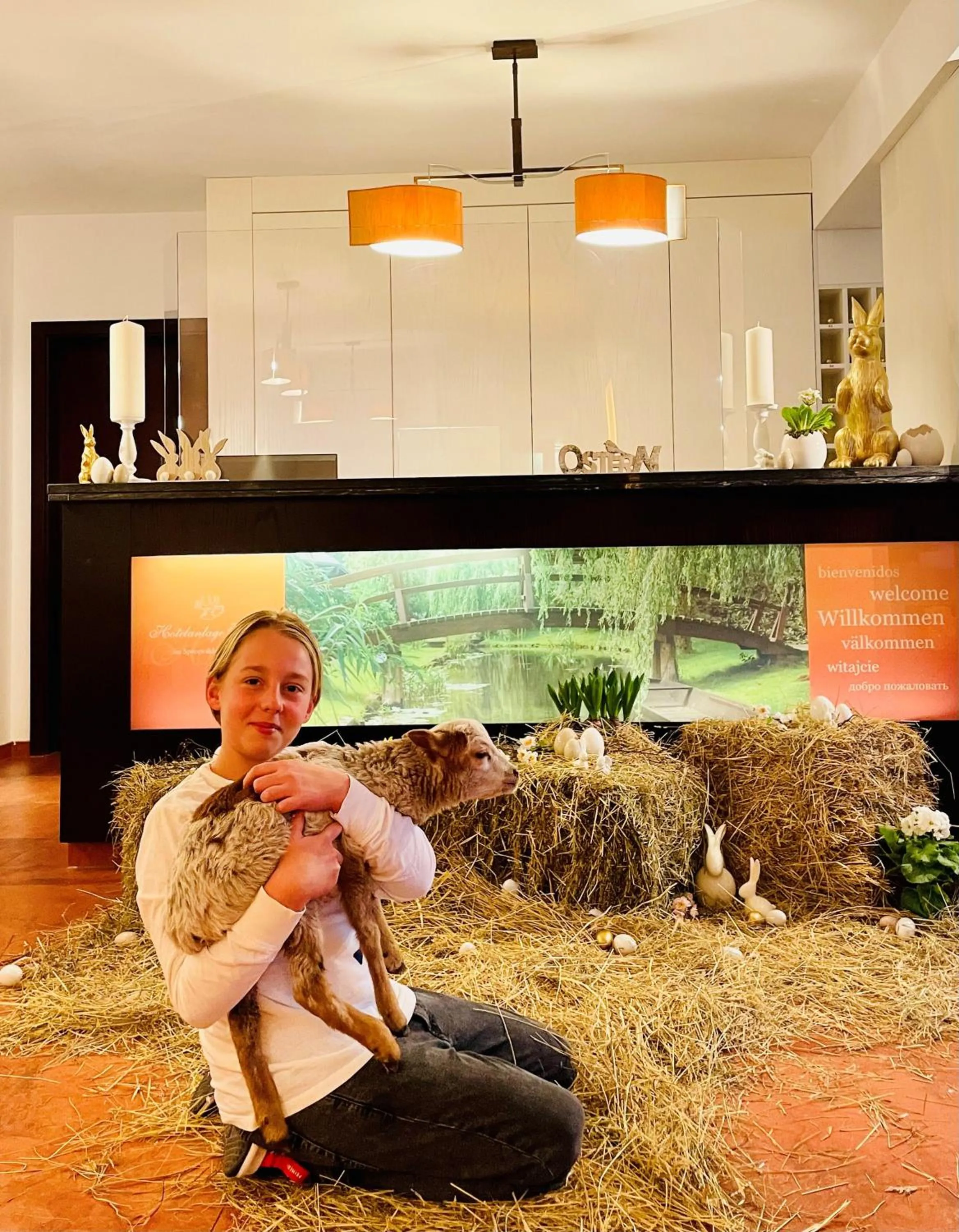 Lobby or reception in Hotelanlage Starick