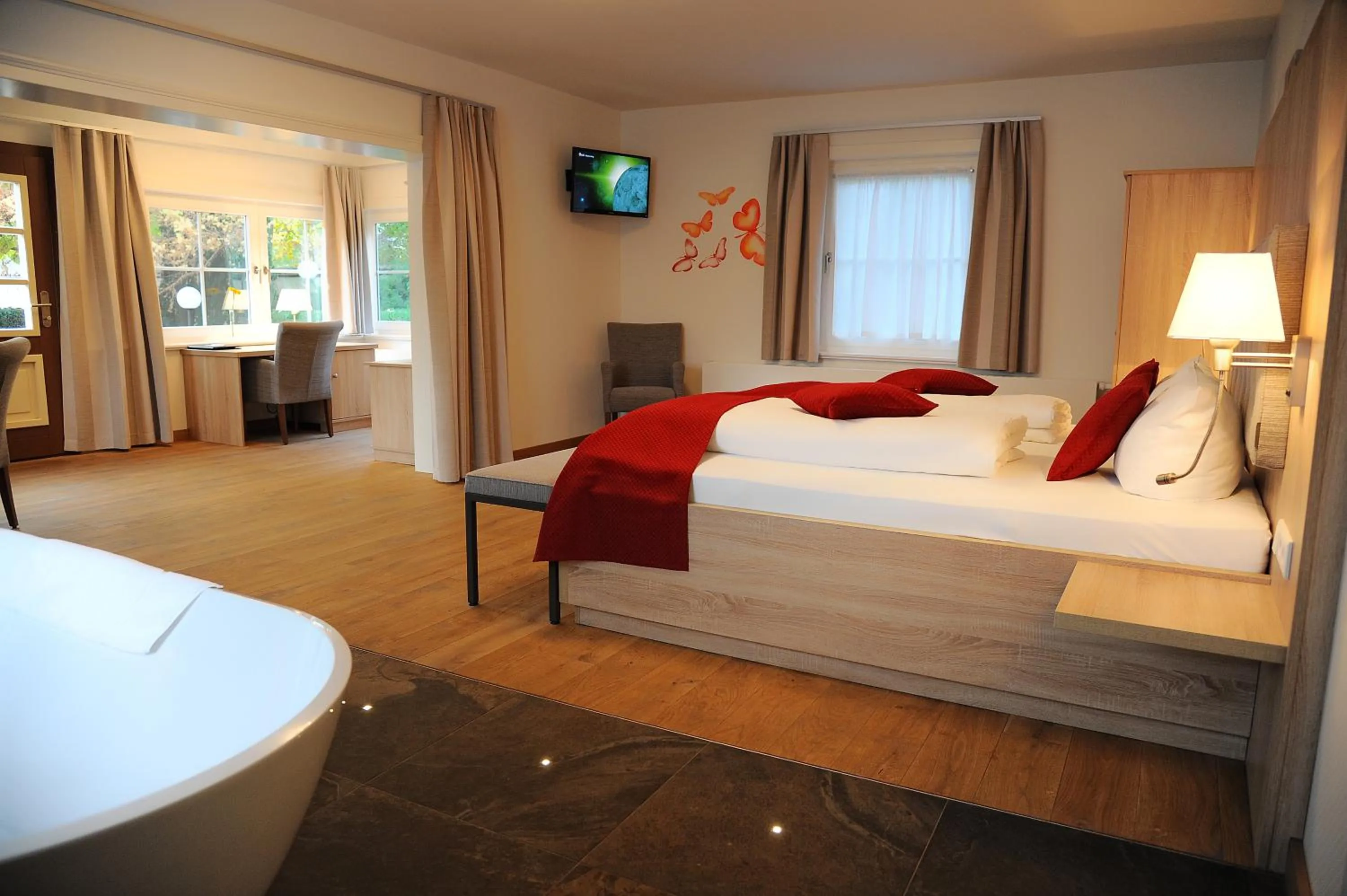Bedroom, Bed in Hotelanlage Starick