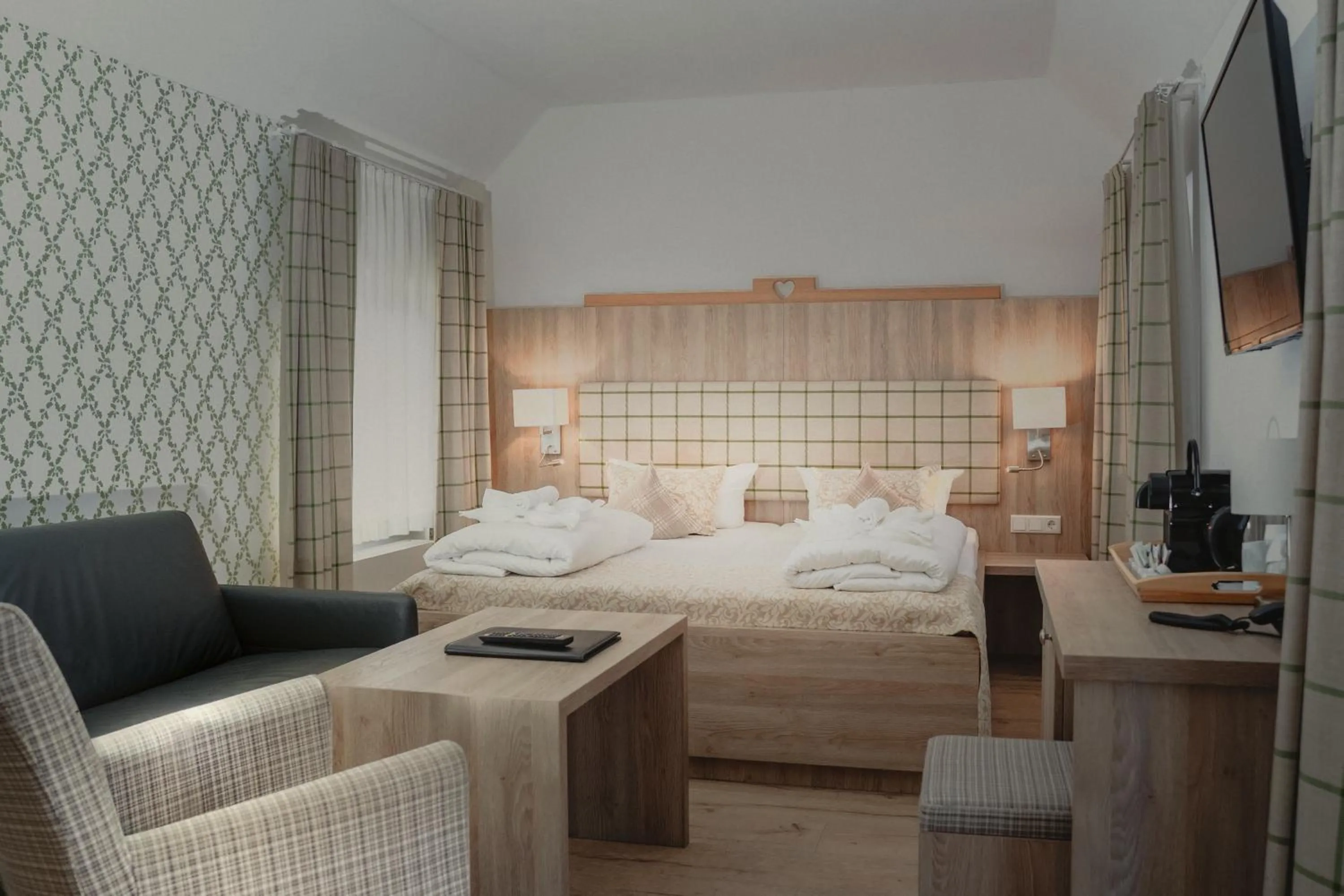 Bed in Hotelanlage Starick