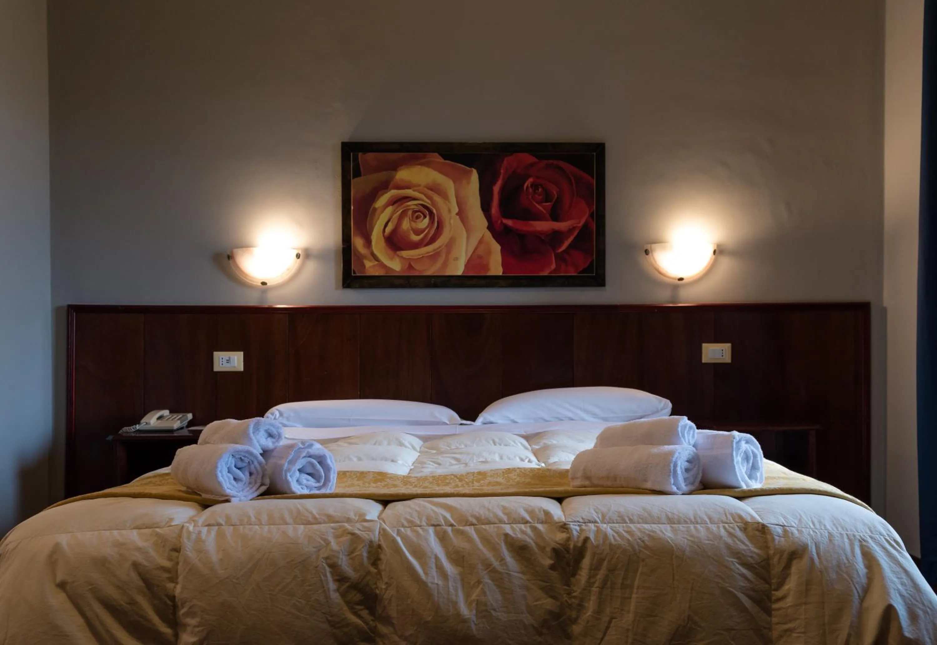 Bed in Antica Terrazza Frascati