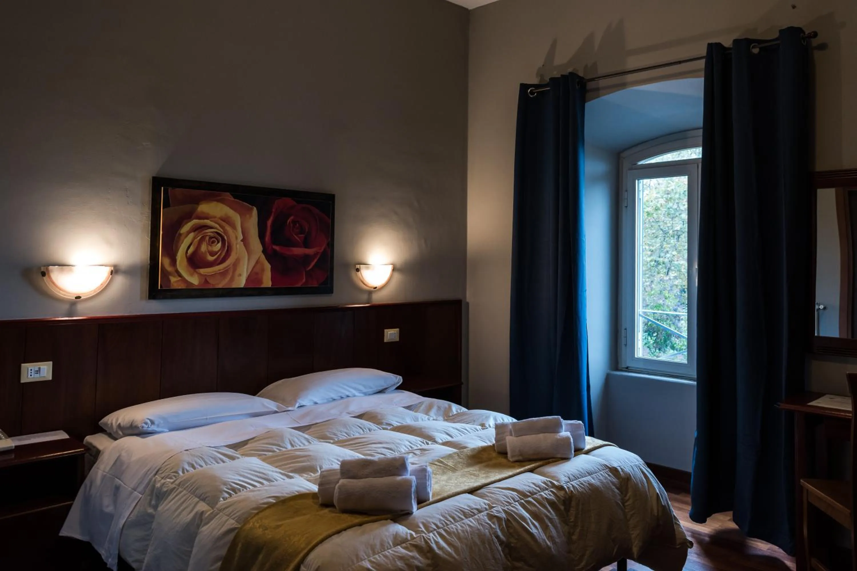 Bed in Antica Terrazza Frascati