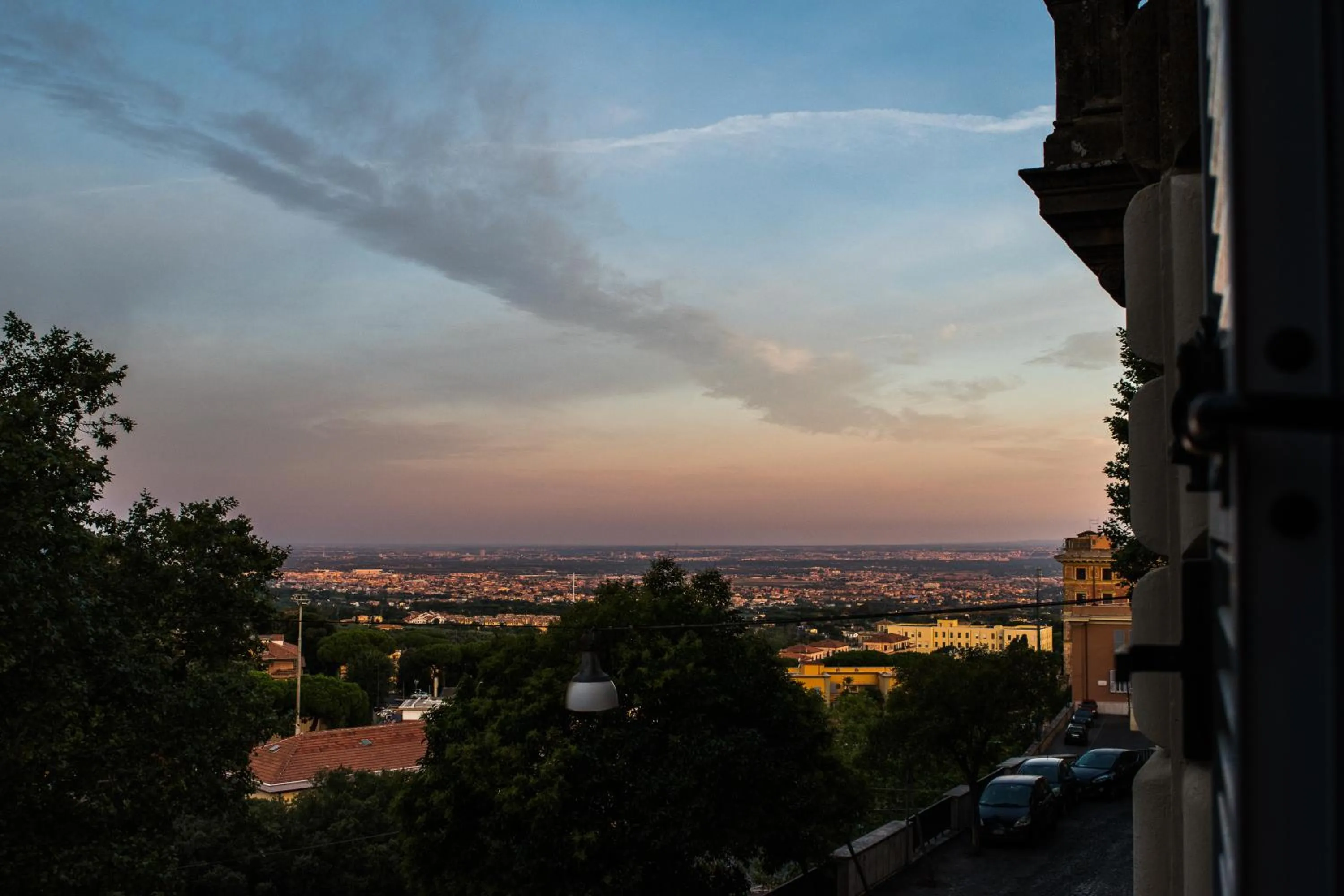 City view in Antica Terrazza Frascati