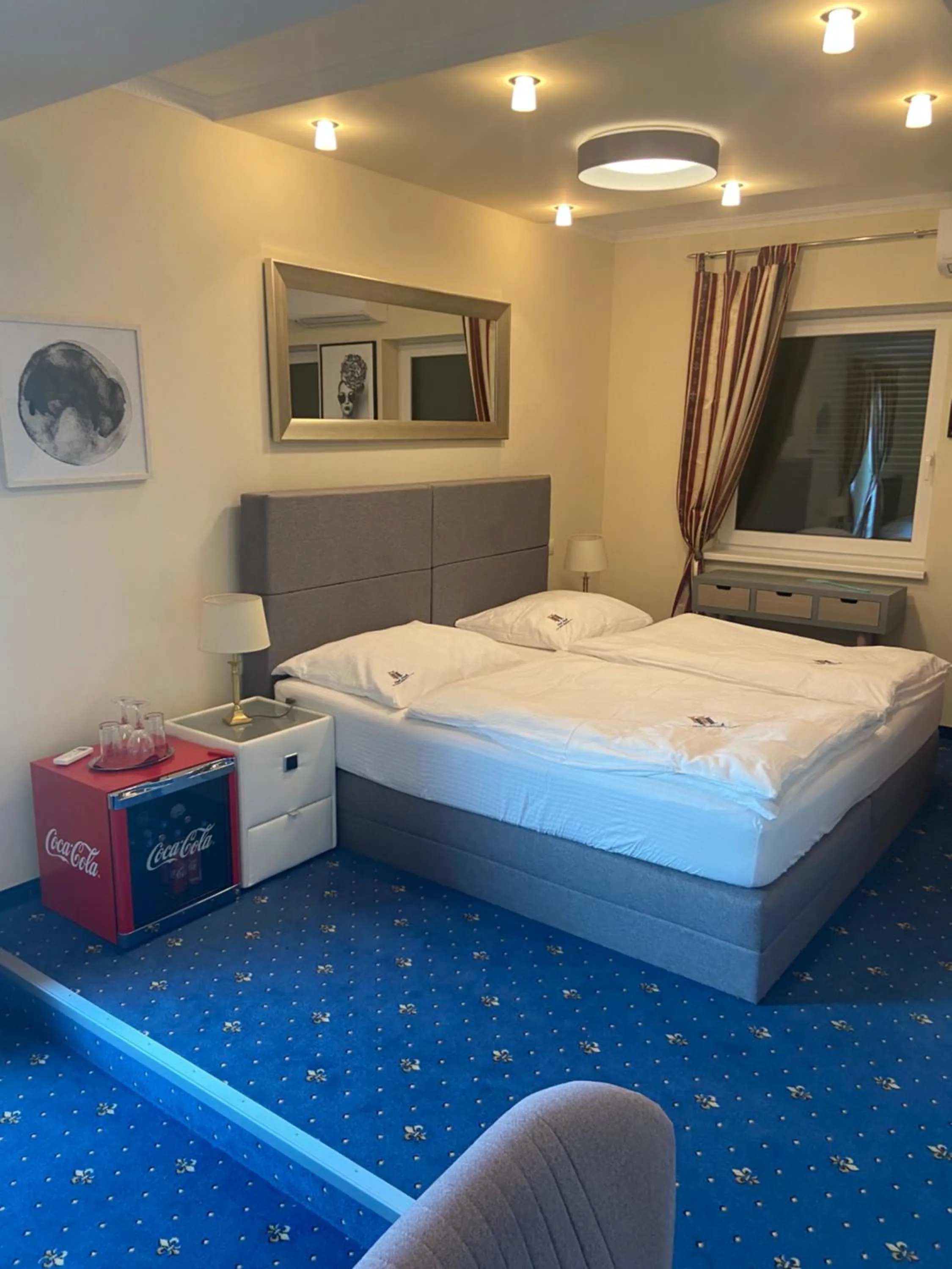 Bed in Hotel Restaurant Hesch