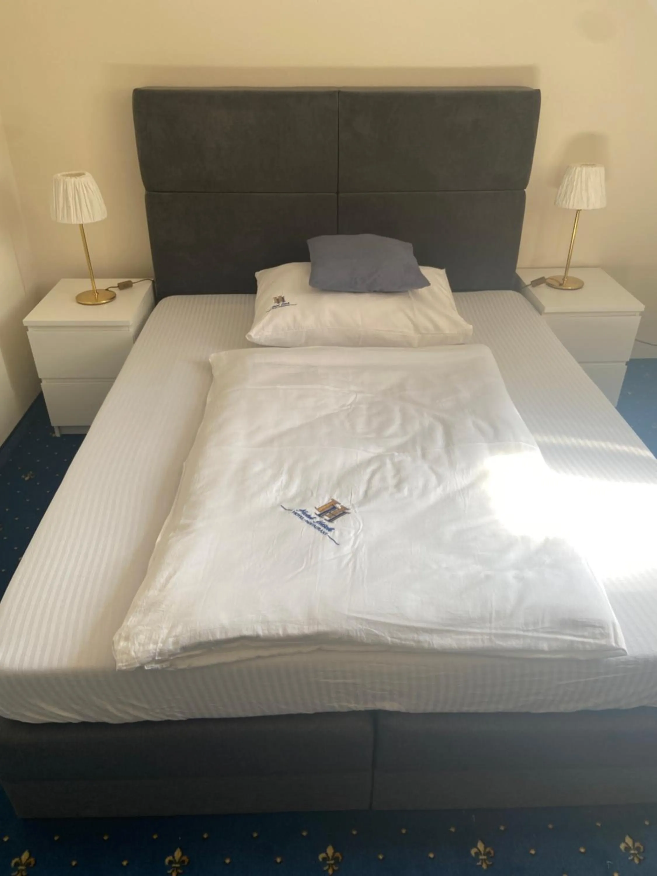 Bed in Hotel Restaurant Hesch