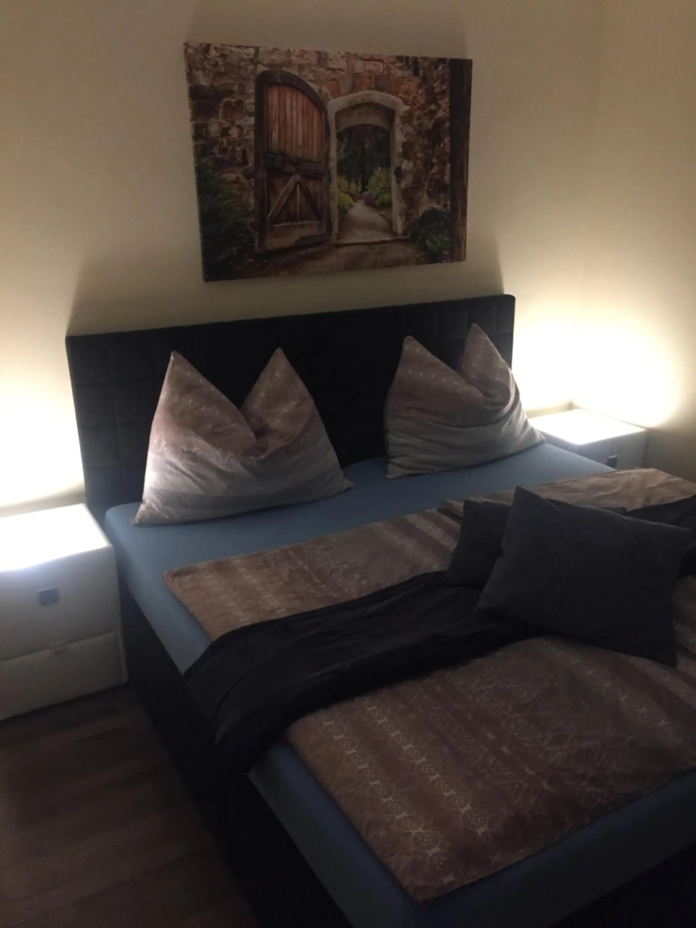 Bed in Hotel Restaurant Hesch