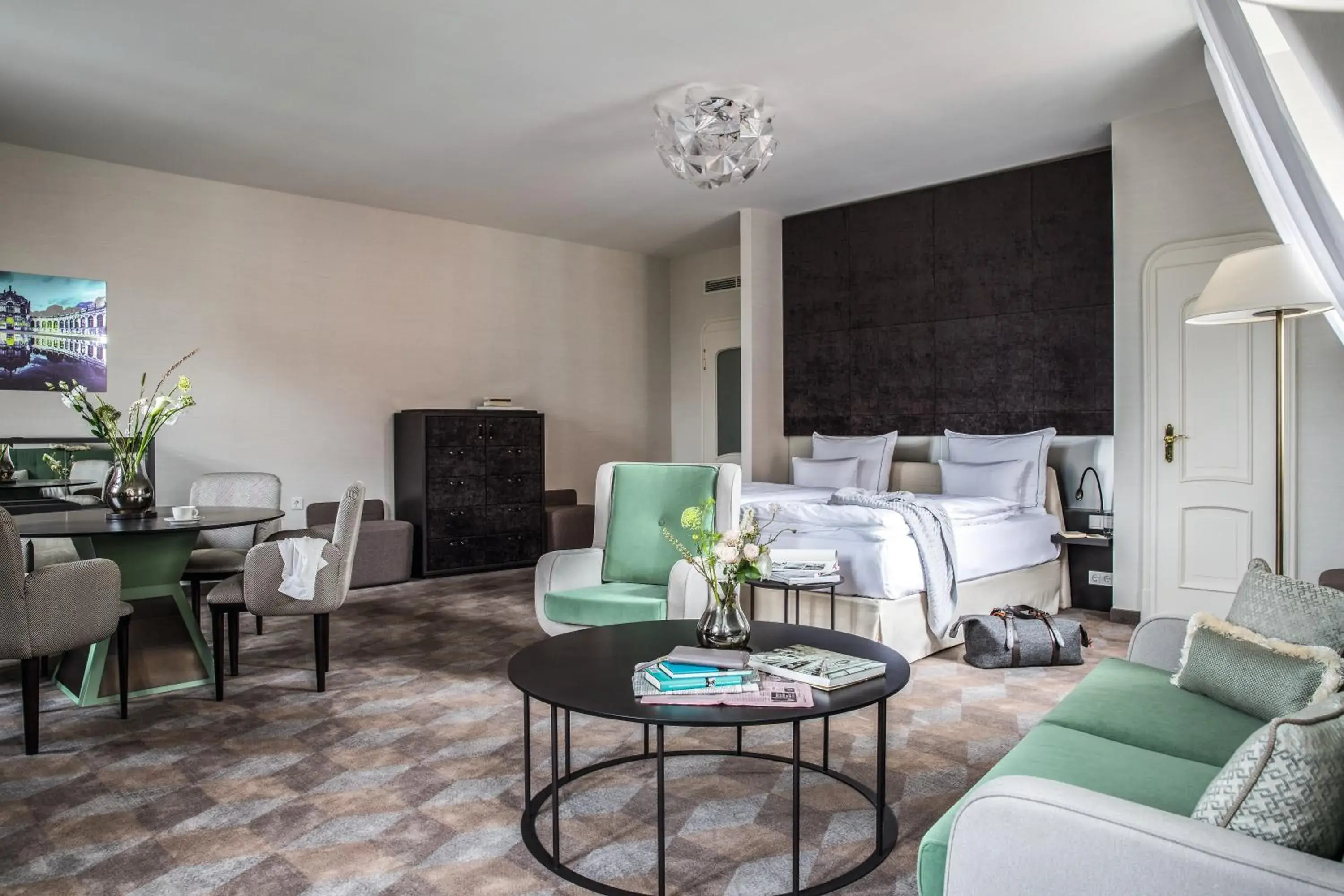 Living room in Gewandhaus Dresden, Autograph Collection Living room in Gewandhaus Dresden, Autograph Collection