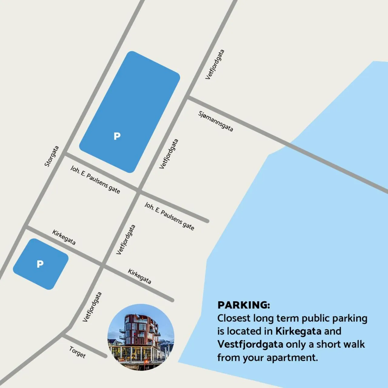 Parking in Nordis Apartments