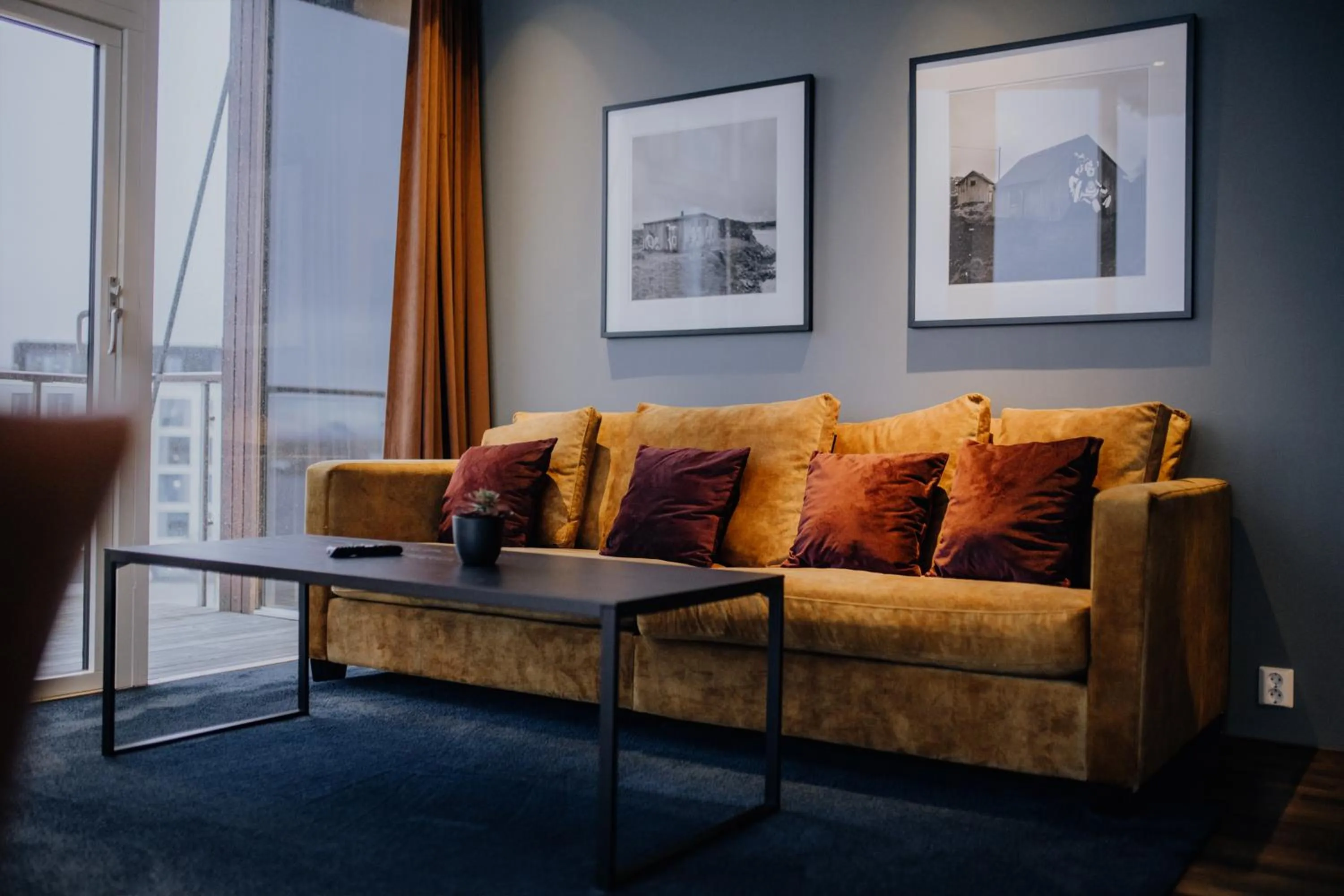 Living room in Nordis Apartments