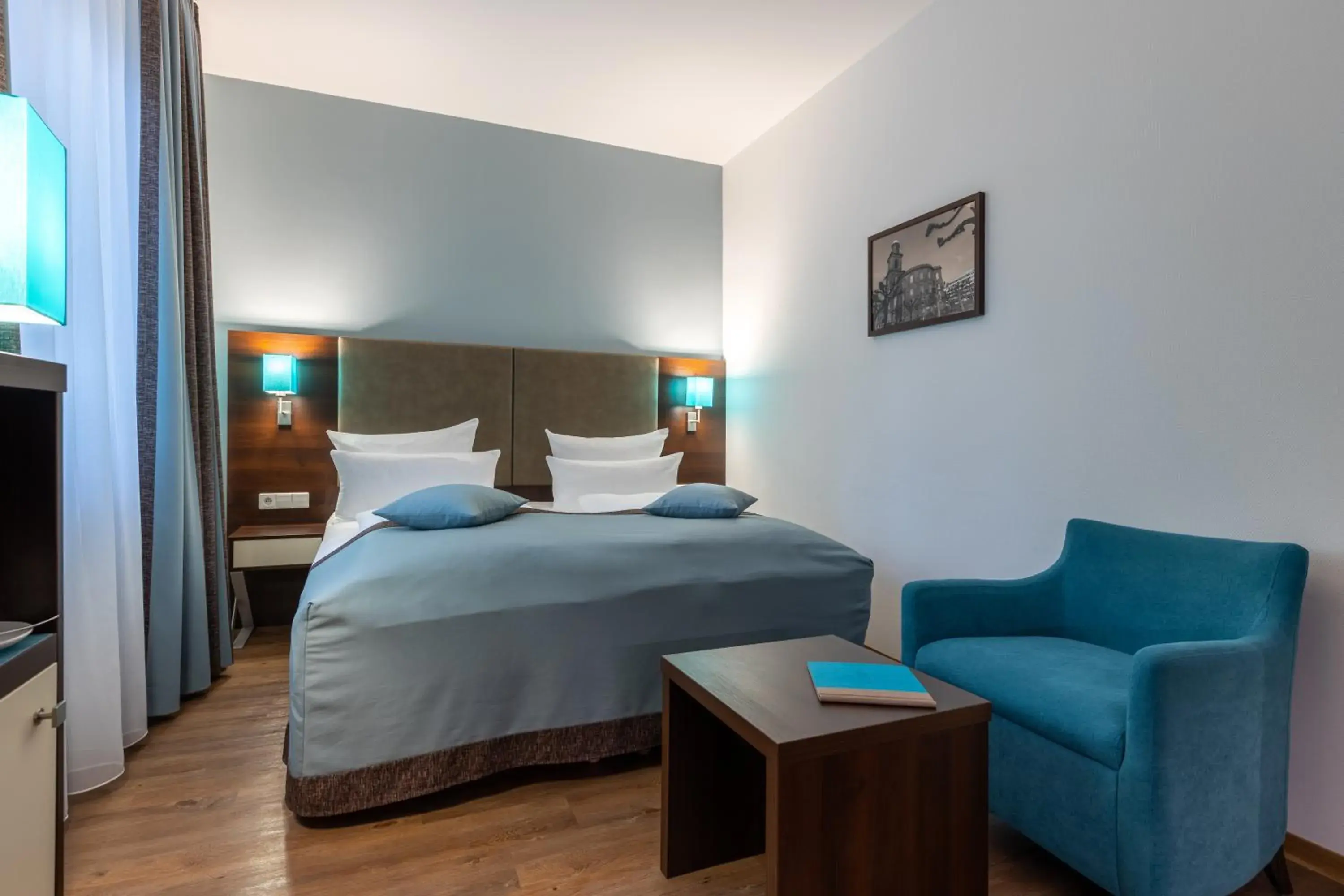 Bed in Trip Inn Hotel Messe Westend Bed in Trip Inn Hotel Messe Westend