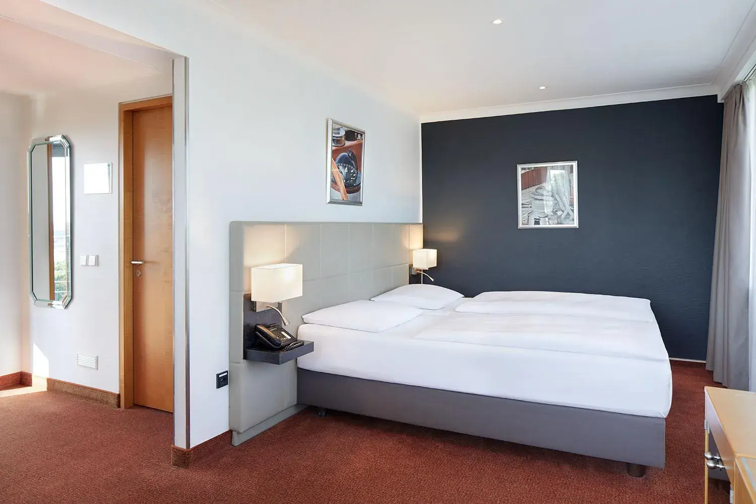 Bed in Hotel Hafen Hamburg Bed in Hotel Hafen Hamburg