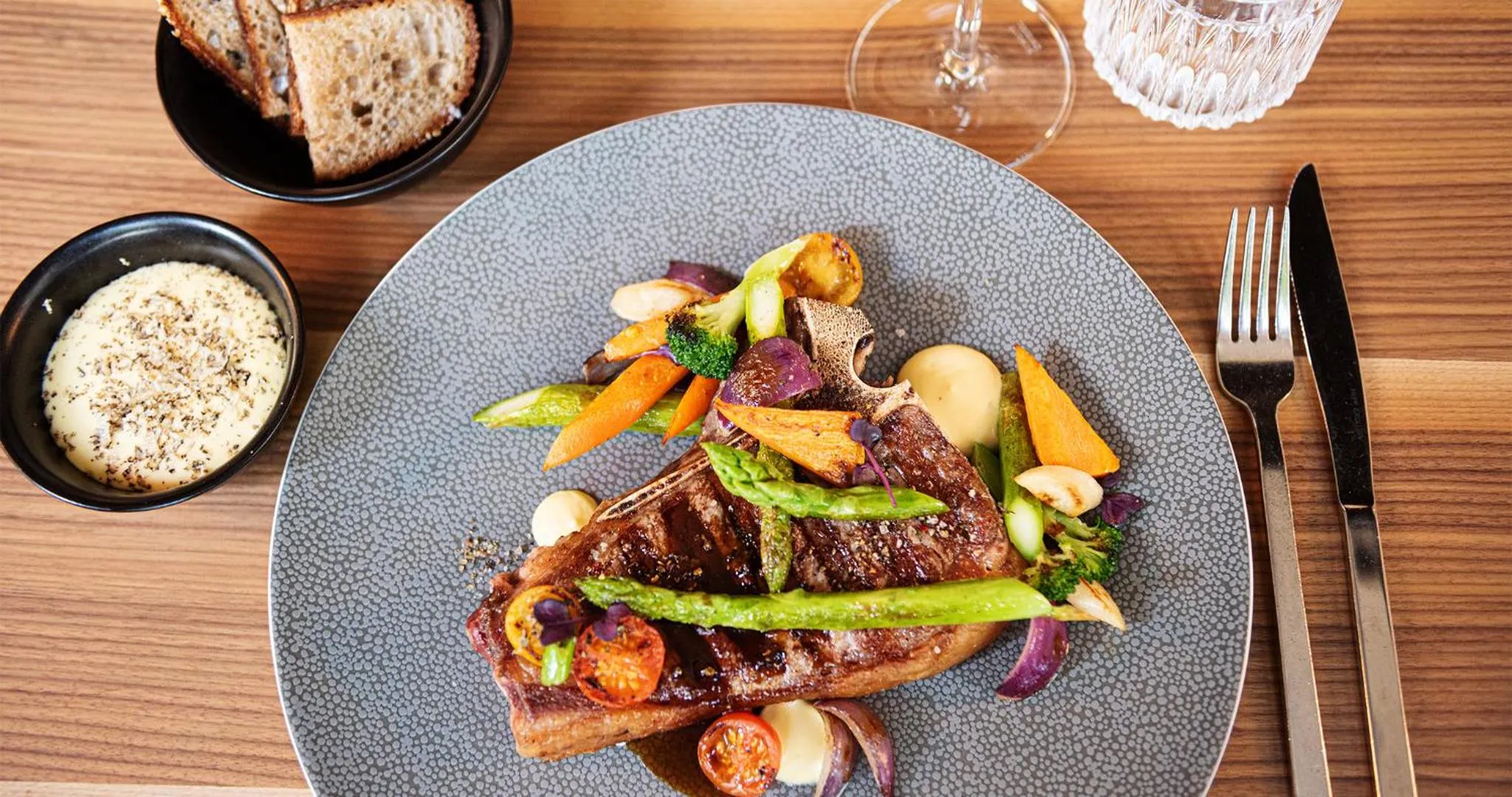 Food close-up in Hotel Hafen Hamburg