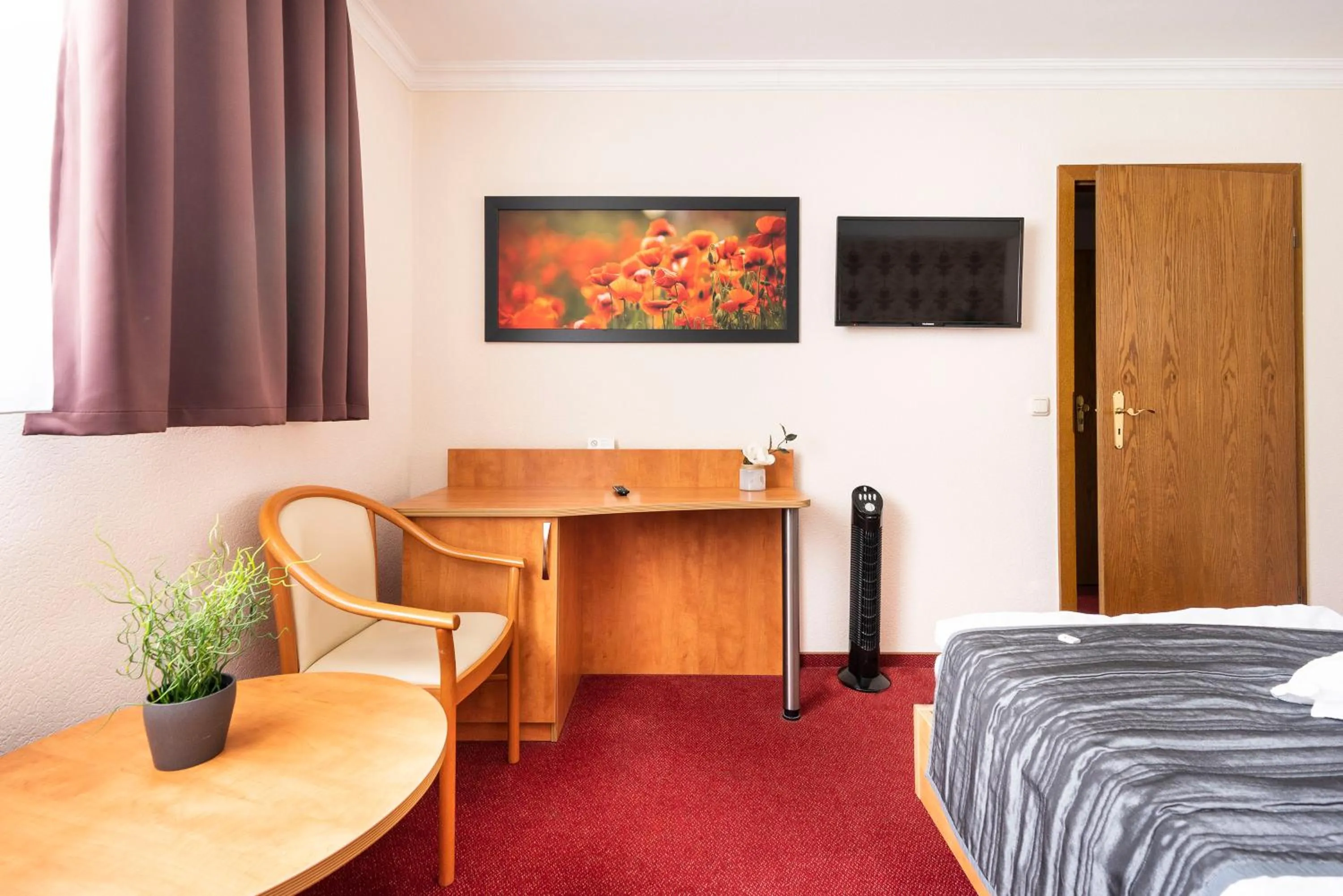TV and multimedia, Bed in Cityhotel Bernburg