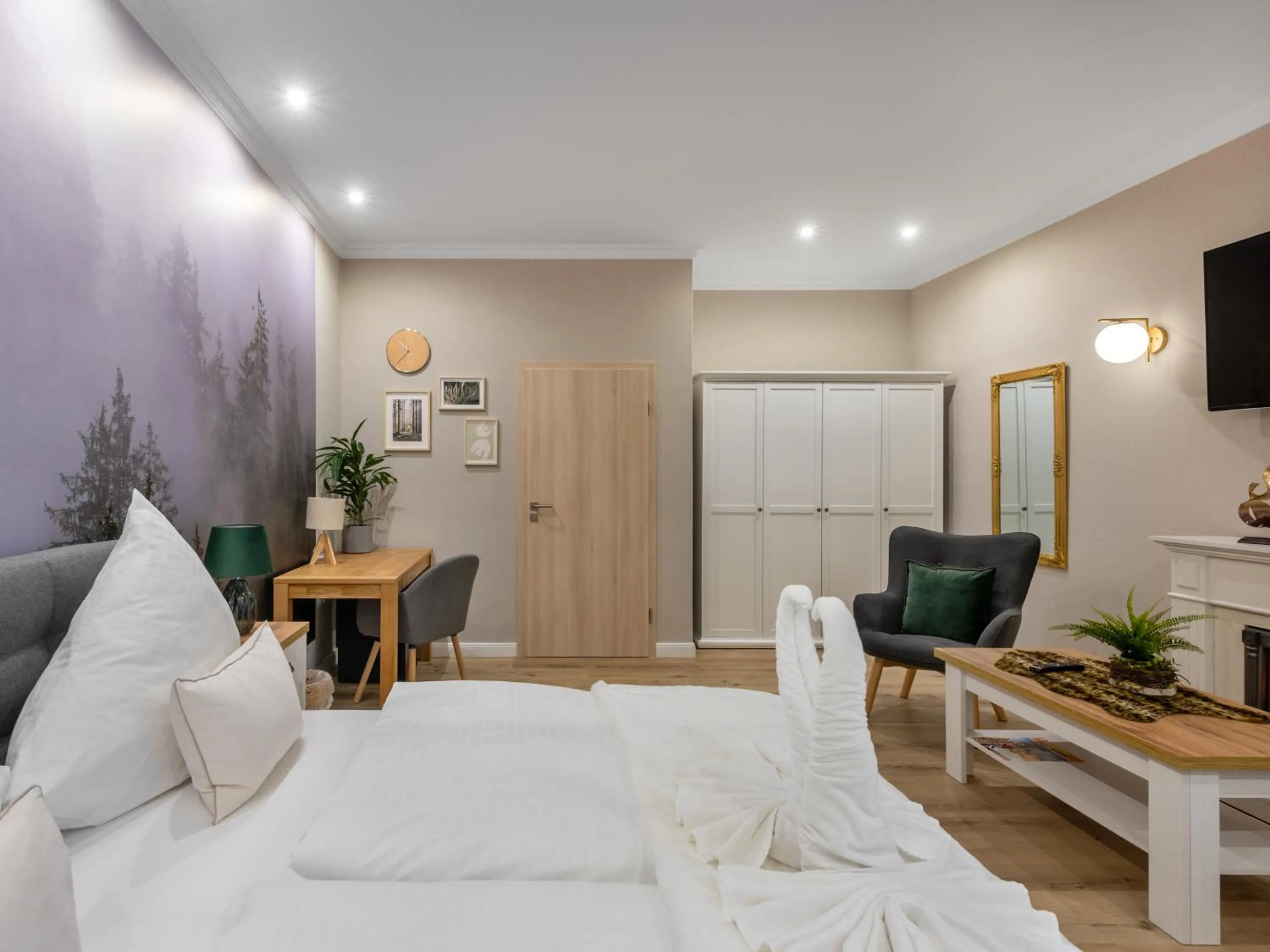 Bed in Cityhotel Bernburg