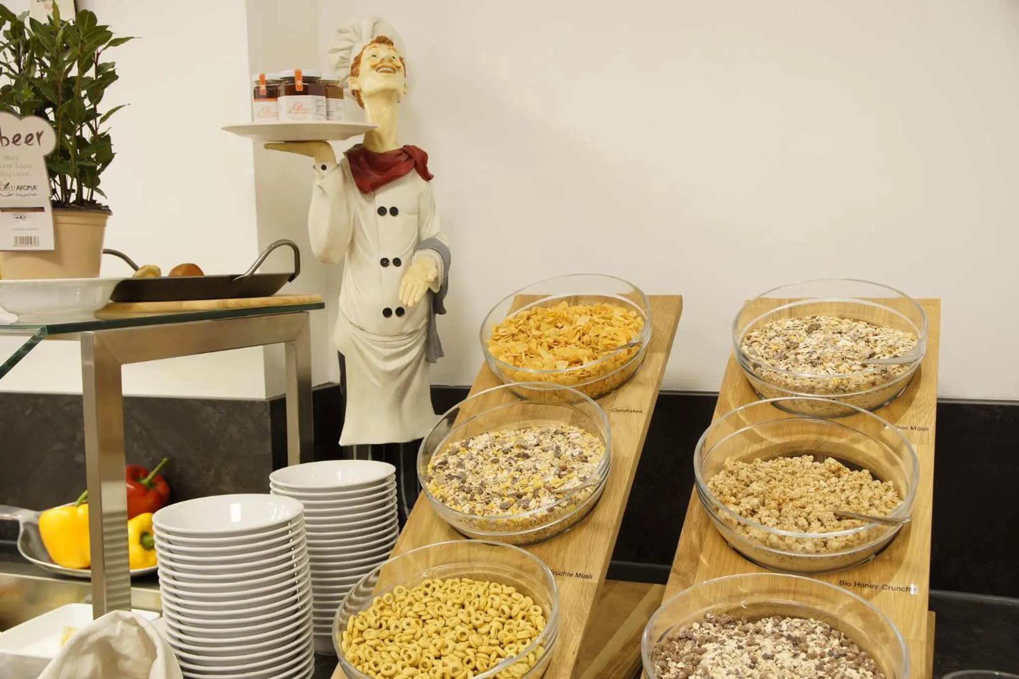 Buffet breakfast in Hotel Edel Weiss