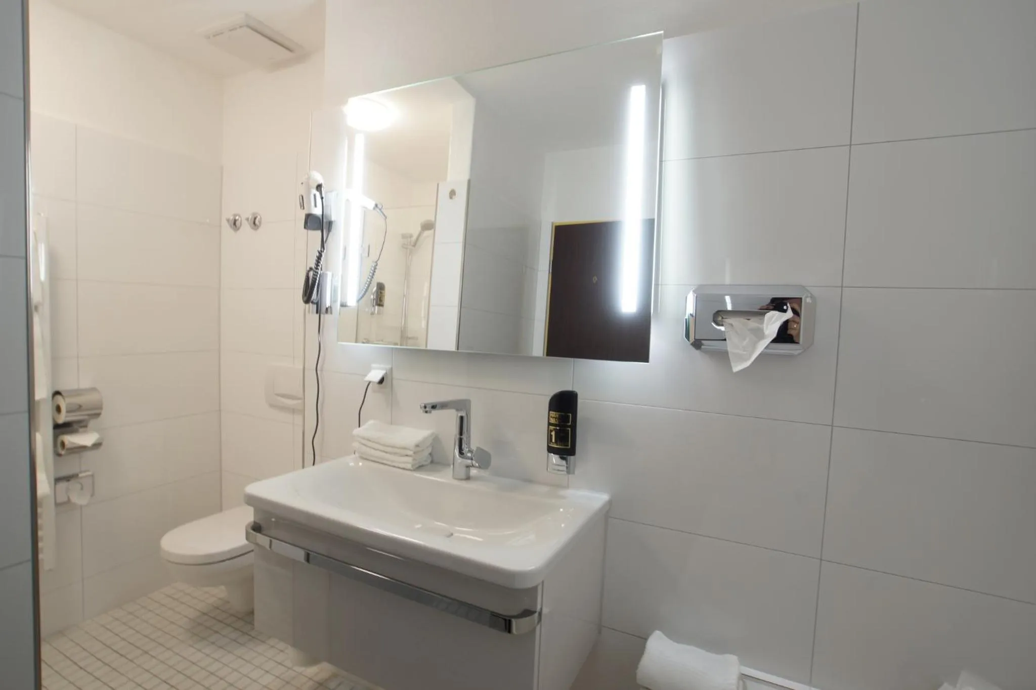 Bathroom in Hotel Edel Weiss