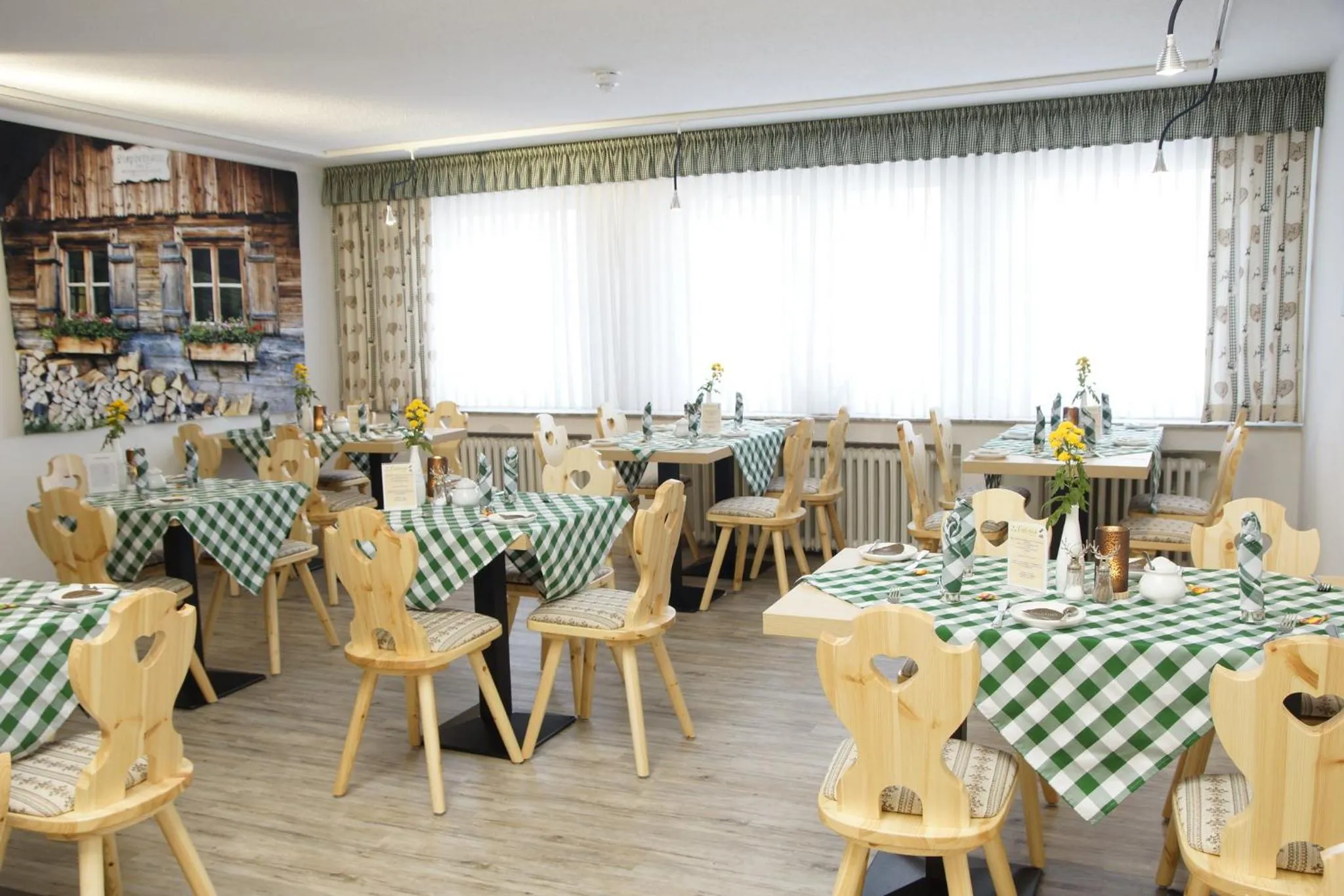 Communal lounge/ TV room in Hotel Edel Weiss