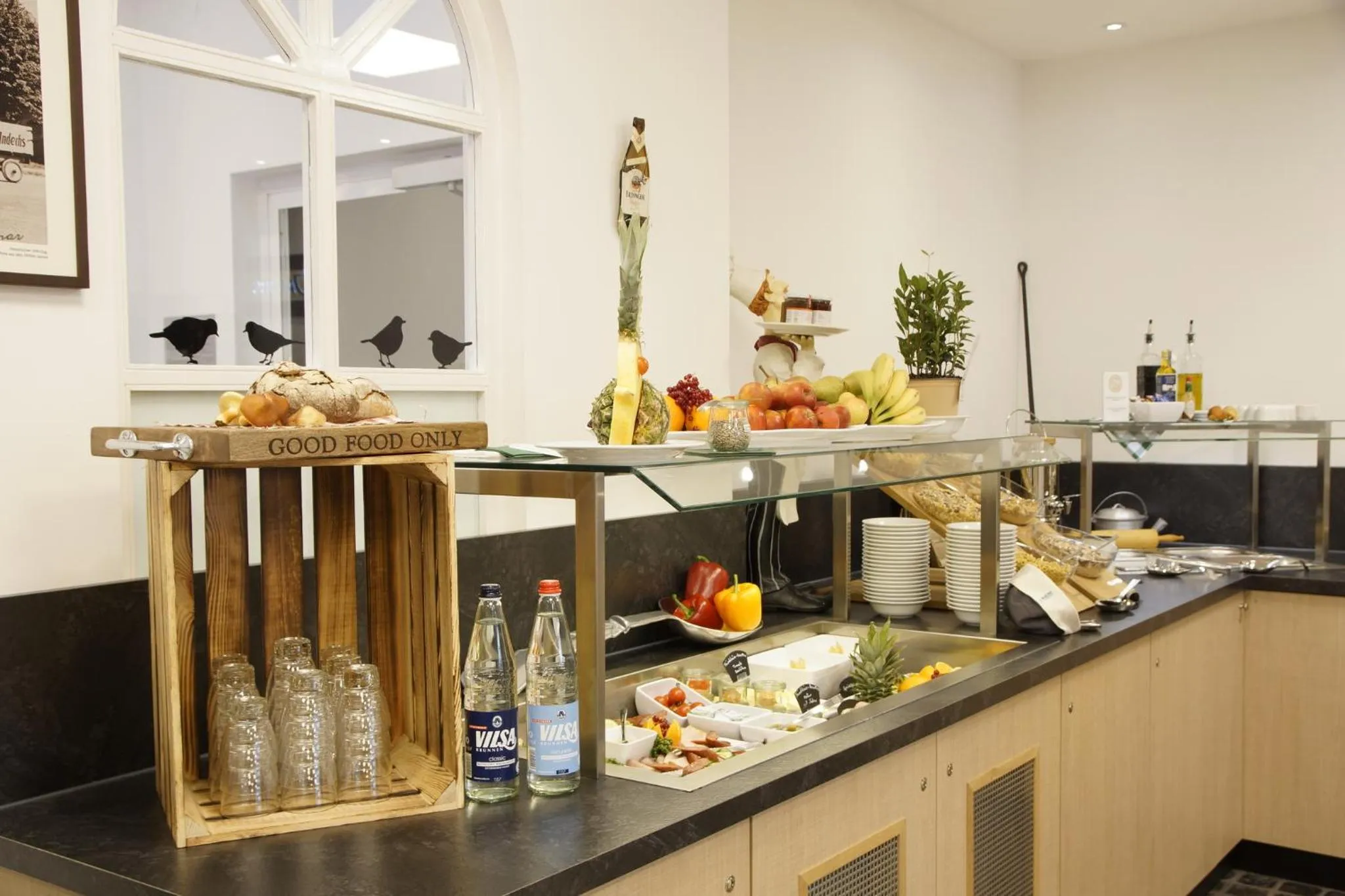 Buffet breakfast in Hotel Edel Weiss