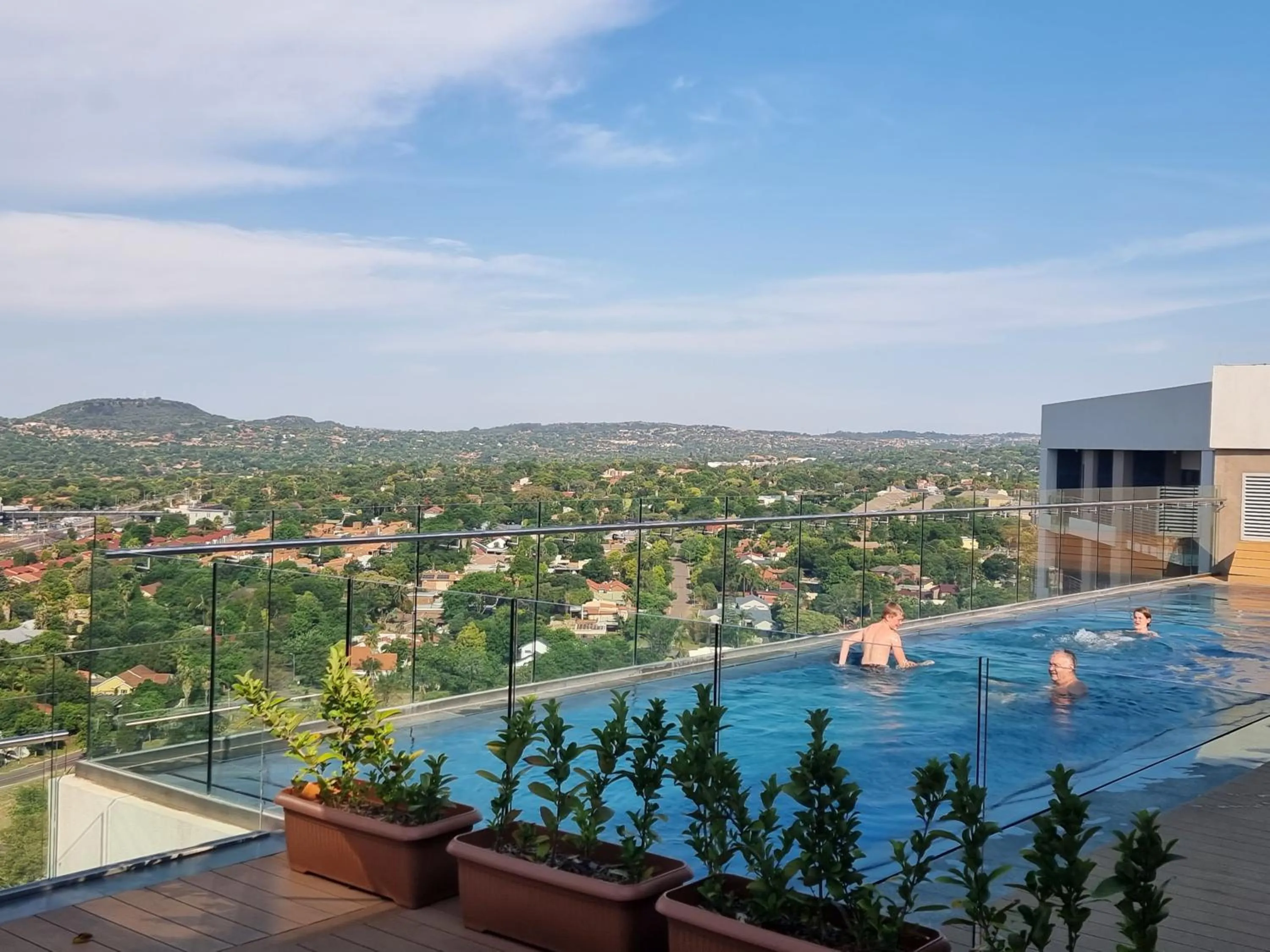 Swimming pool in The Capital Trilogy Menlyn Maine