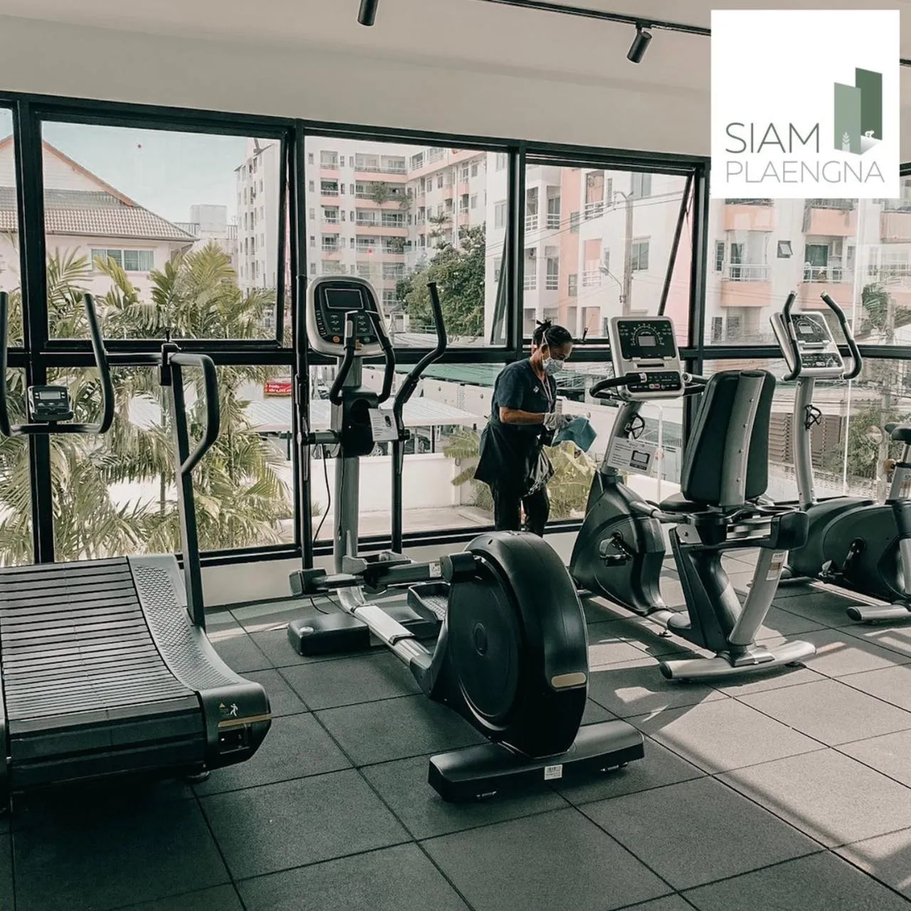 Fitness centre/facilities in Siamplaengna Residence สยามแปลงนา เรสซิเดนท์