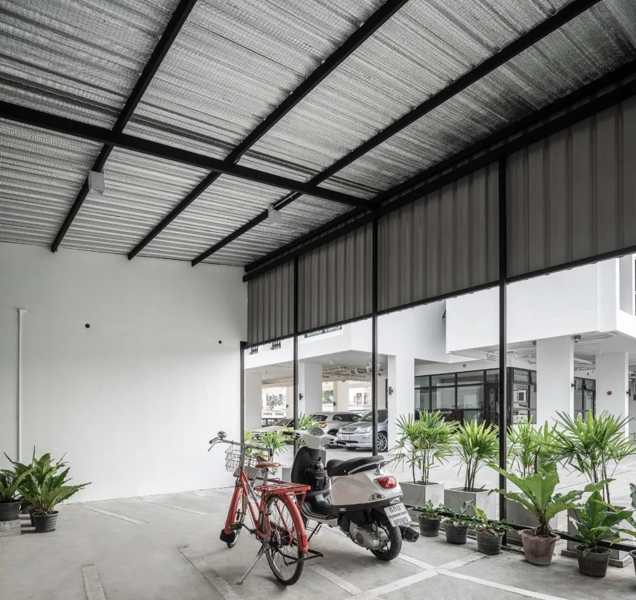 Parking in Siamplaengna Residence สยามแปลงนา เรสซิเดนท์