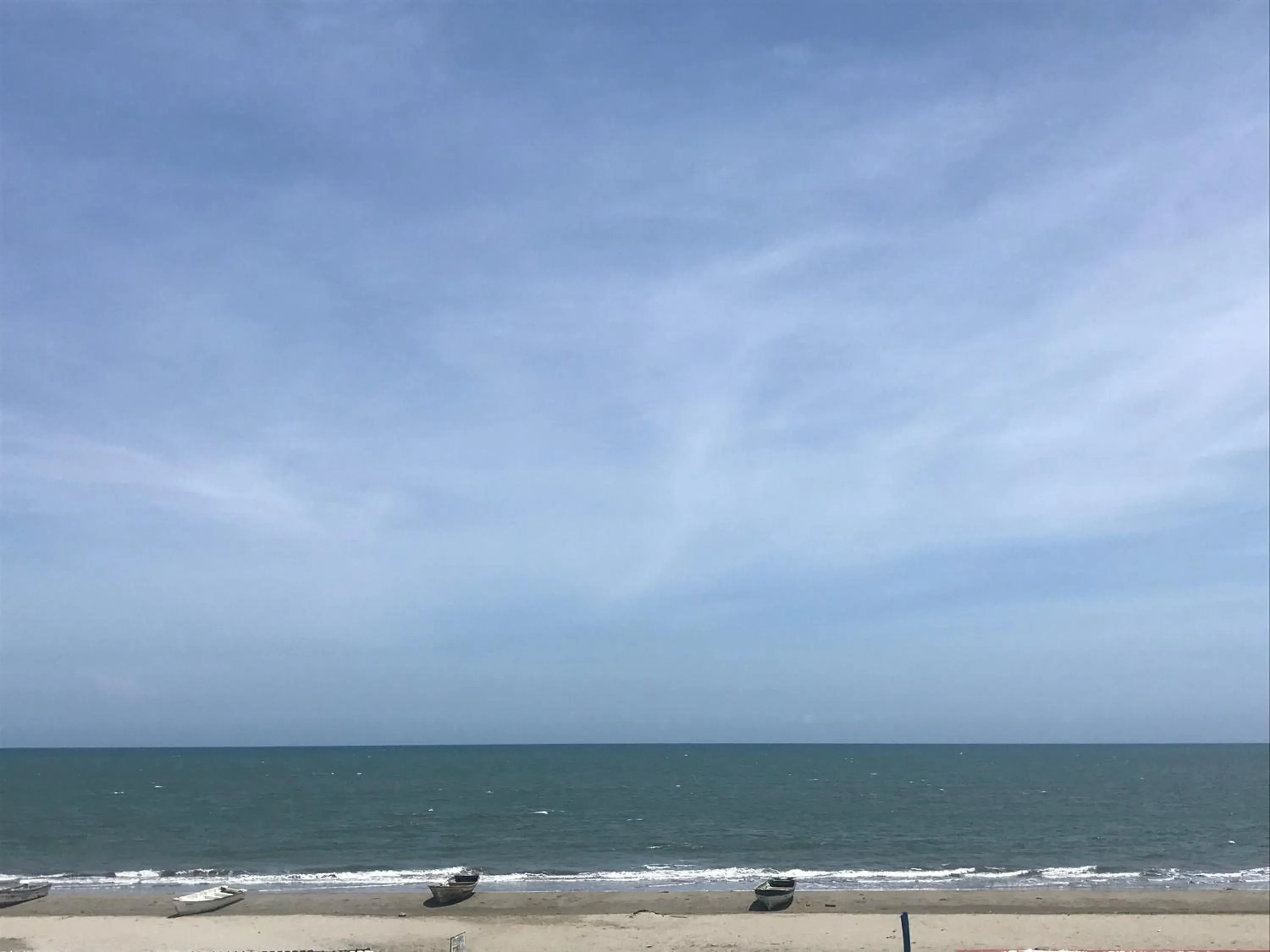 Sea view in Makena La Boquilla Beach Hostel