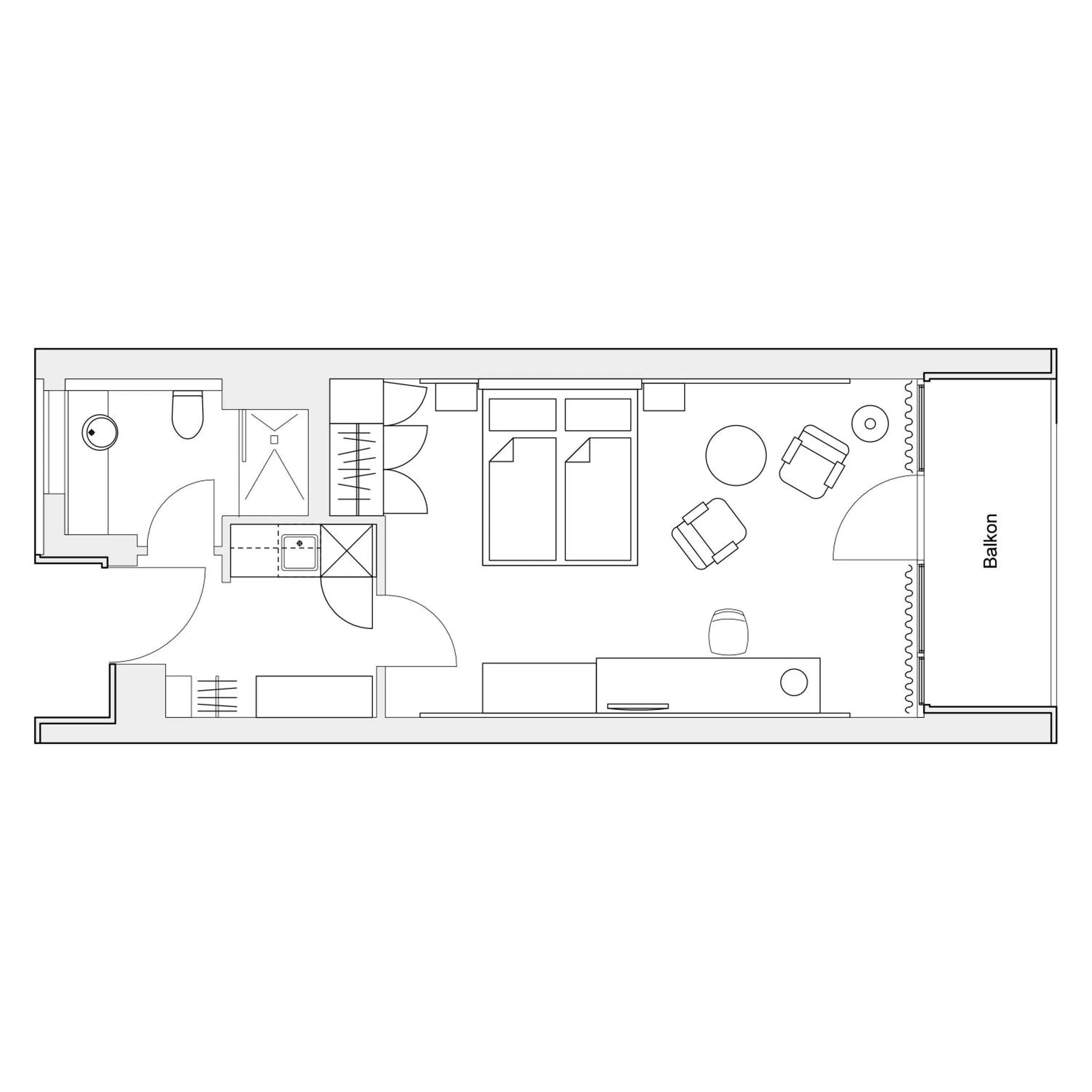 View (from property/room) in MASEVEN Stuttgart SI Centrum ehem SI-SUITES
