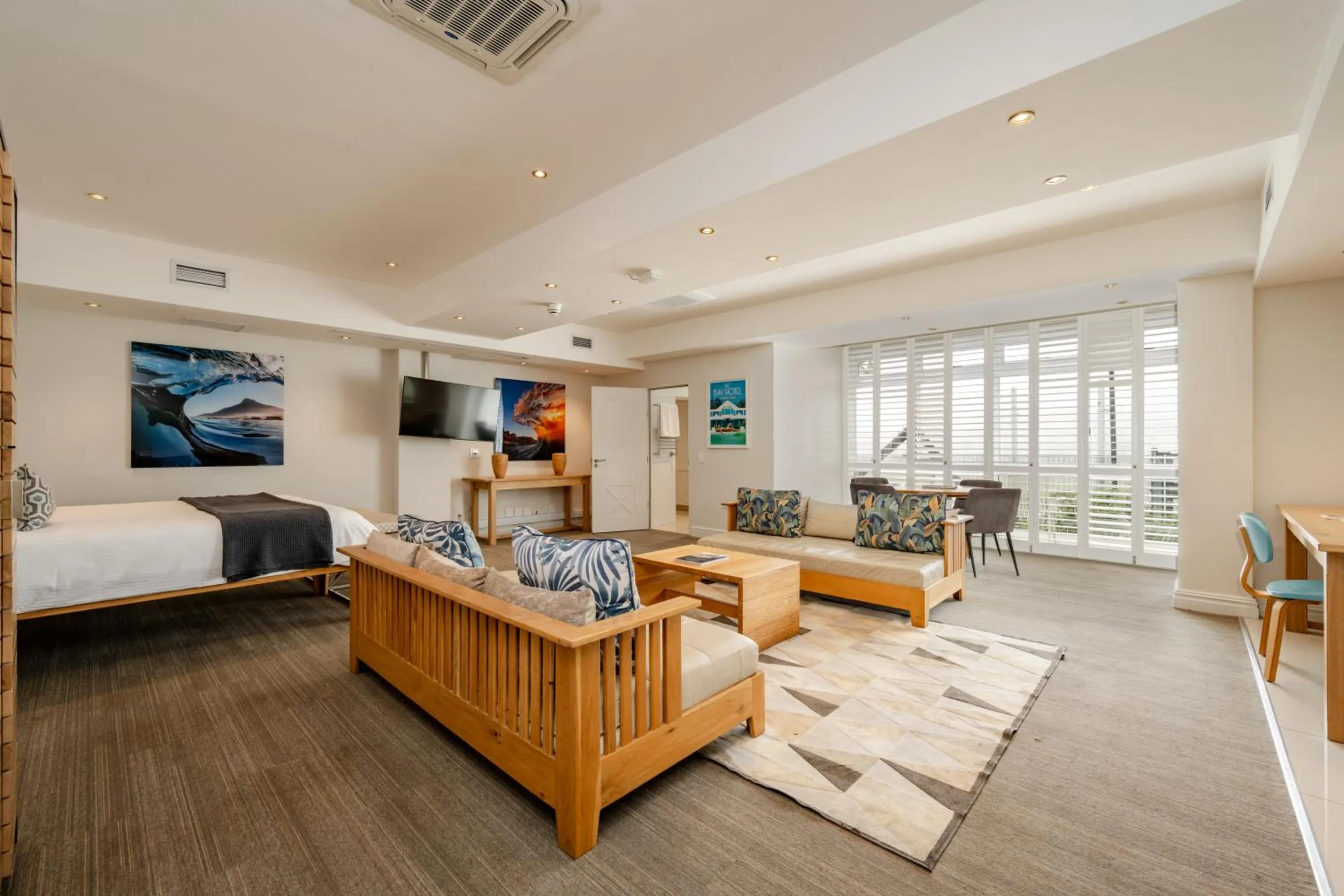 Seating area in Adventure Pad at The Bay Hotel