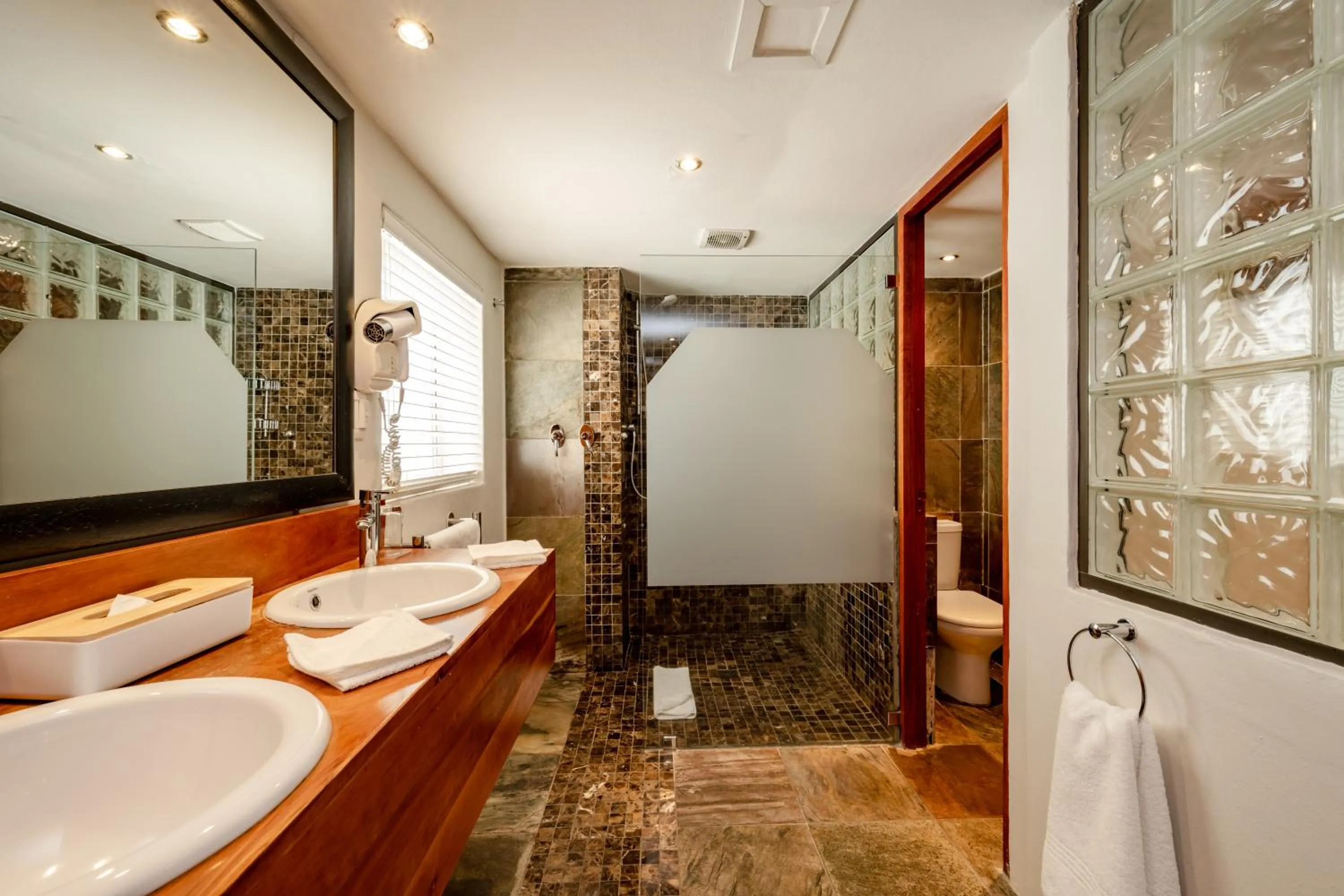 Shower in Adventure Pad at The Bay Hotel