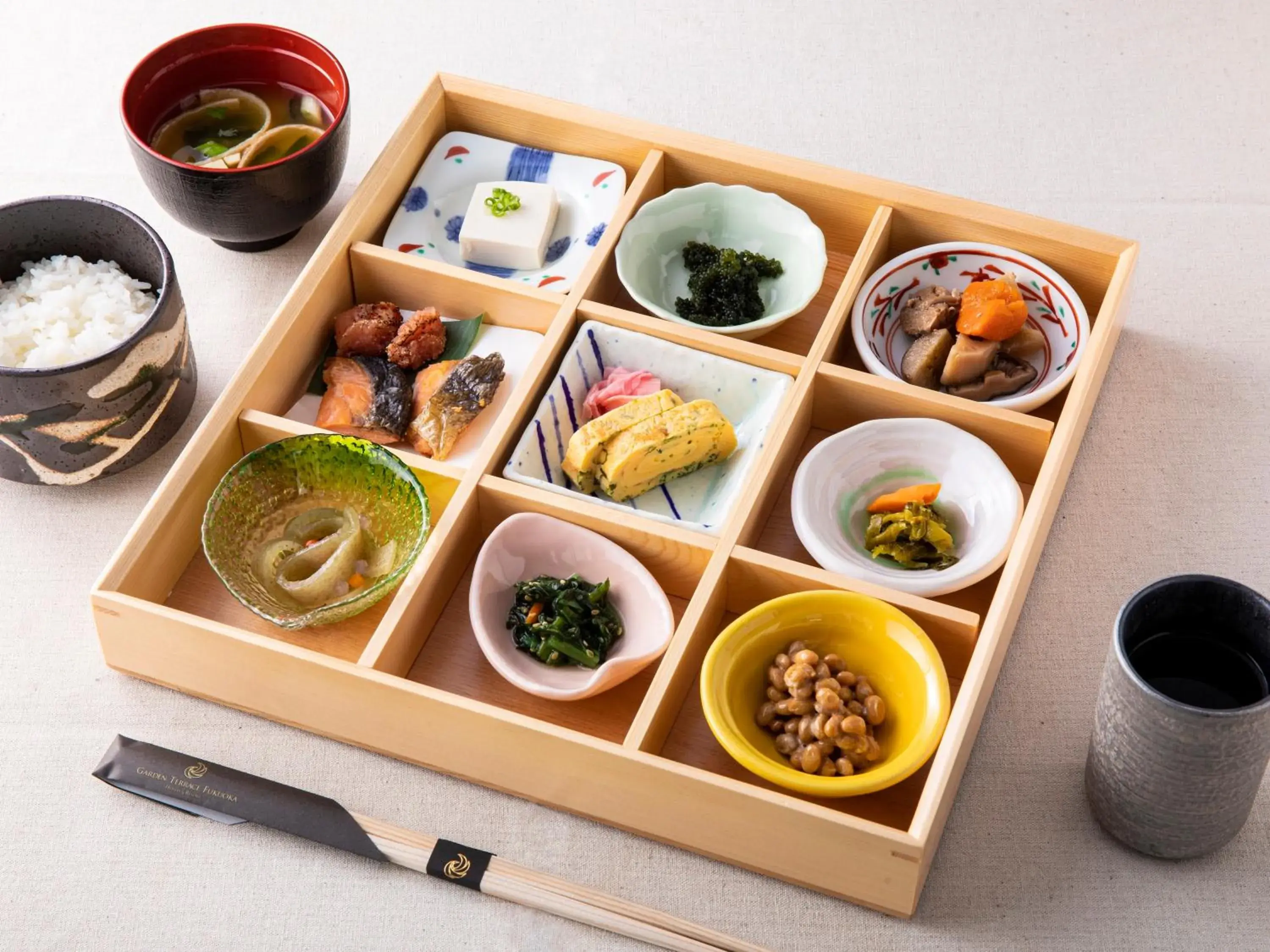 Asian breakfast in Garden Terrace Fukuoka Asian breakfast in Garden Terrace Fukuoka