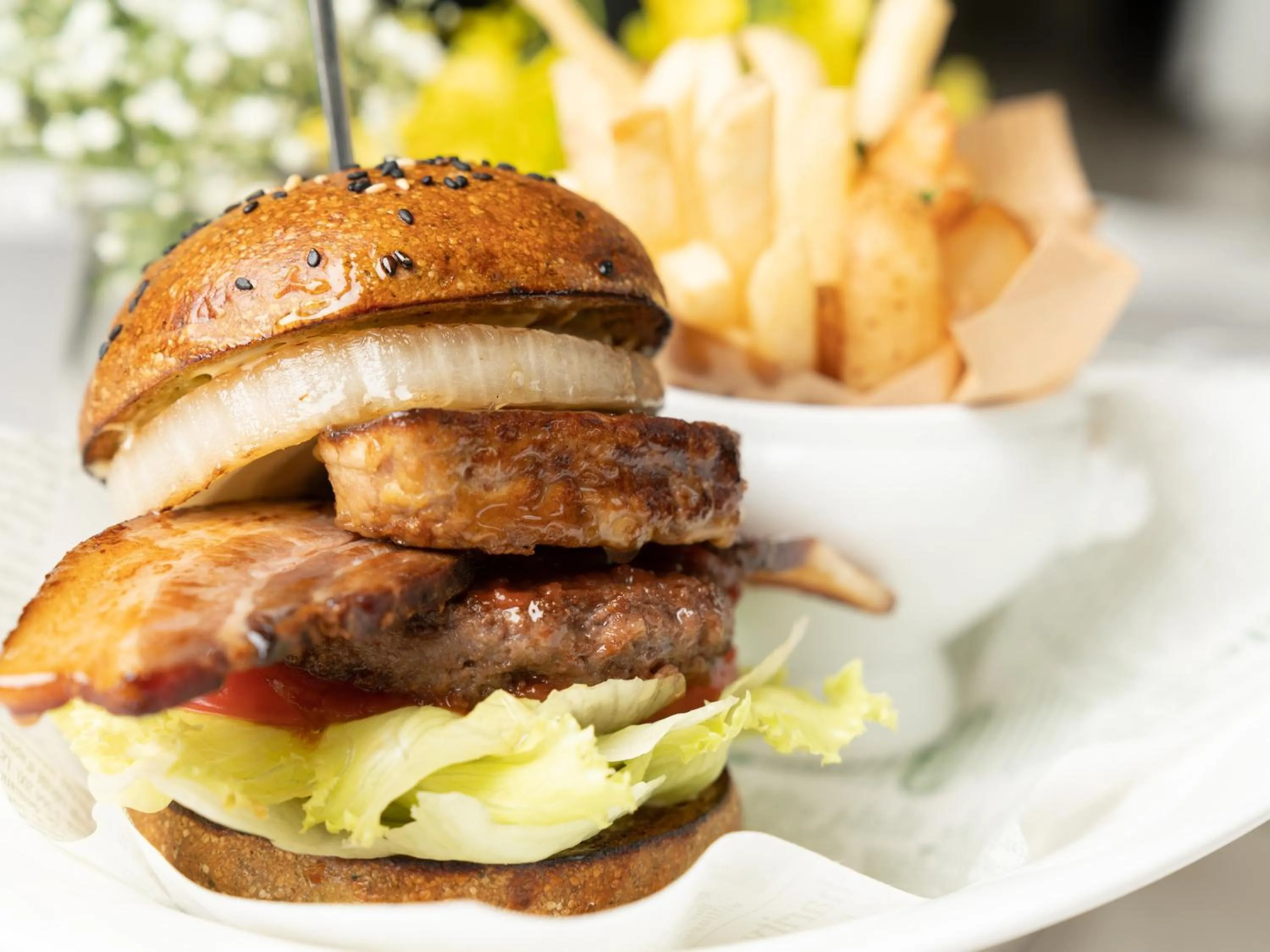 Meals in Garden Terrace Fukuoka