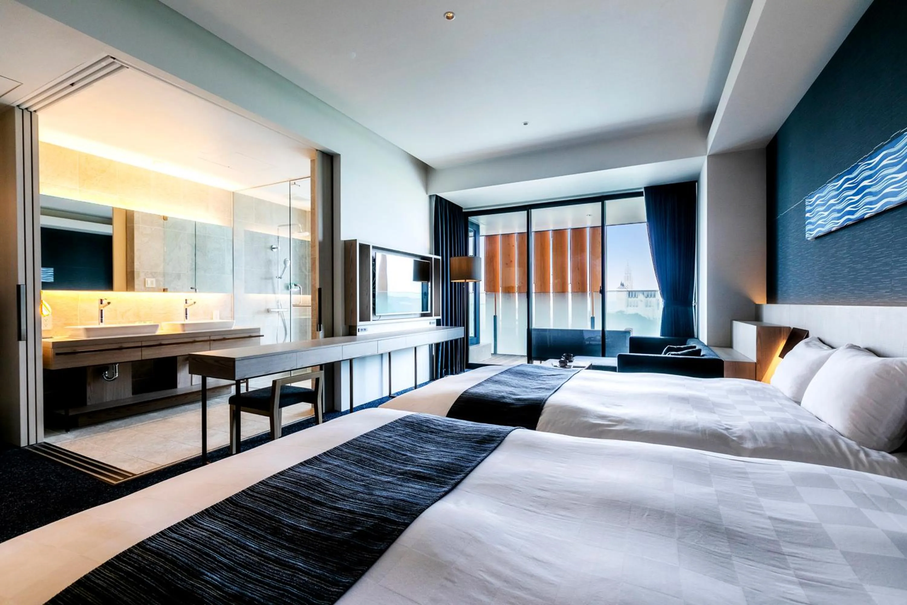 Photo of the whole room, Bed in Garden Terrace Fukuoka